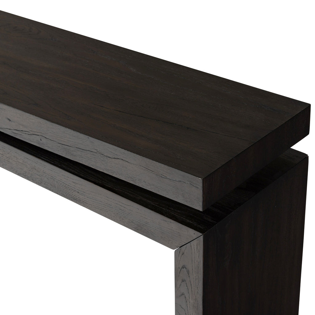 Matthes Console Table - 79" - Smoked Black Veneer