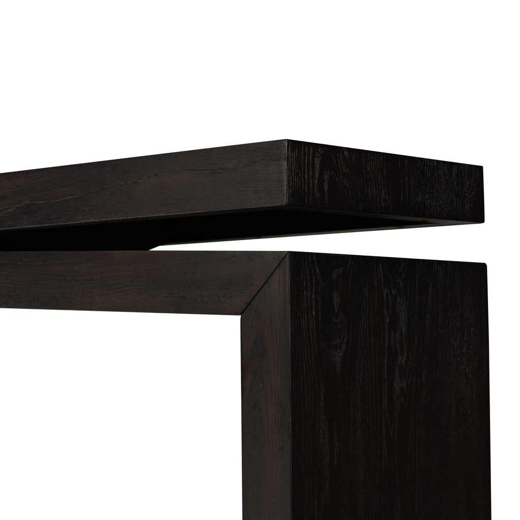 Matthes Console Table - 79" - Smoked Black Veneer