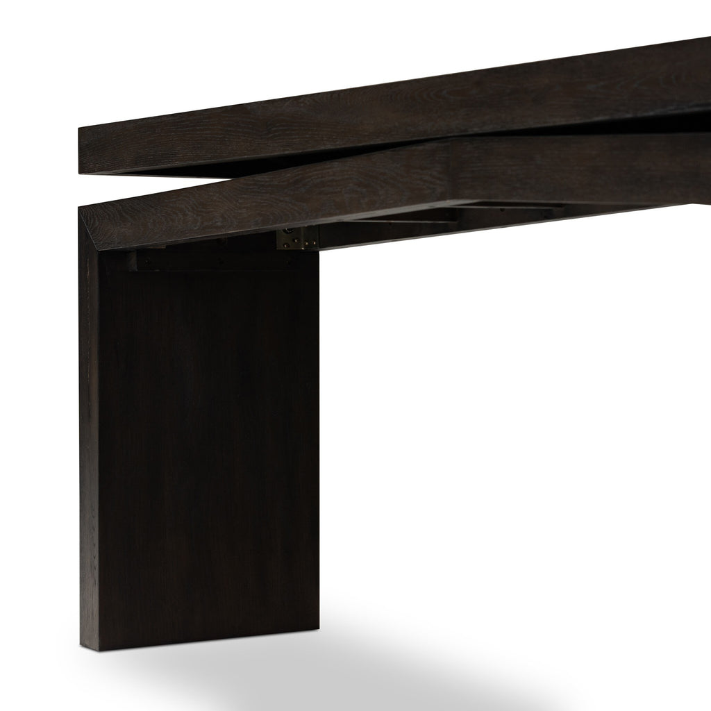 Matthes Console Table - 79" - Smoked Black Veneer