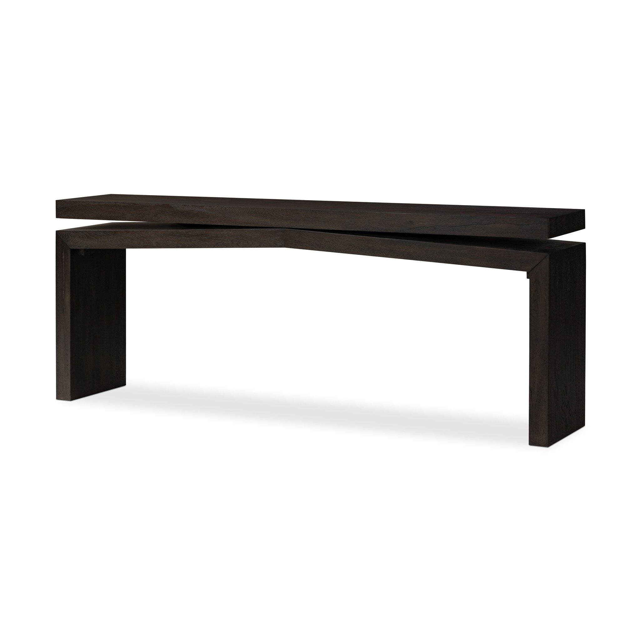 Matthes Console Table - 79" - Smoked Black Veneer