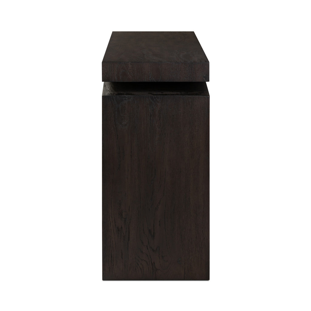Matthes Console Table - 79" - Smoked Black Veneer