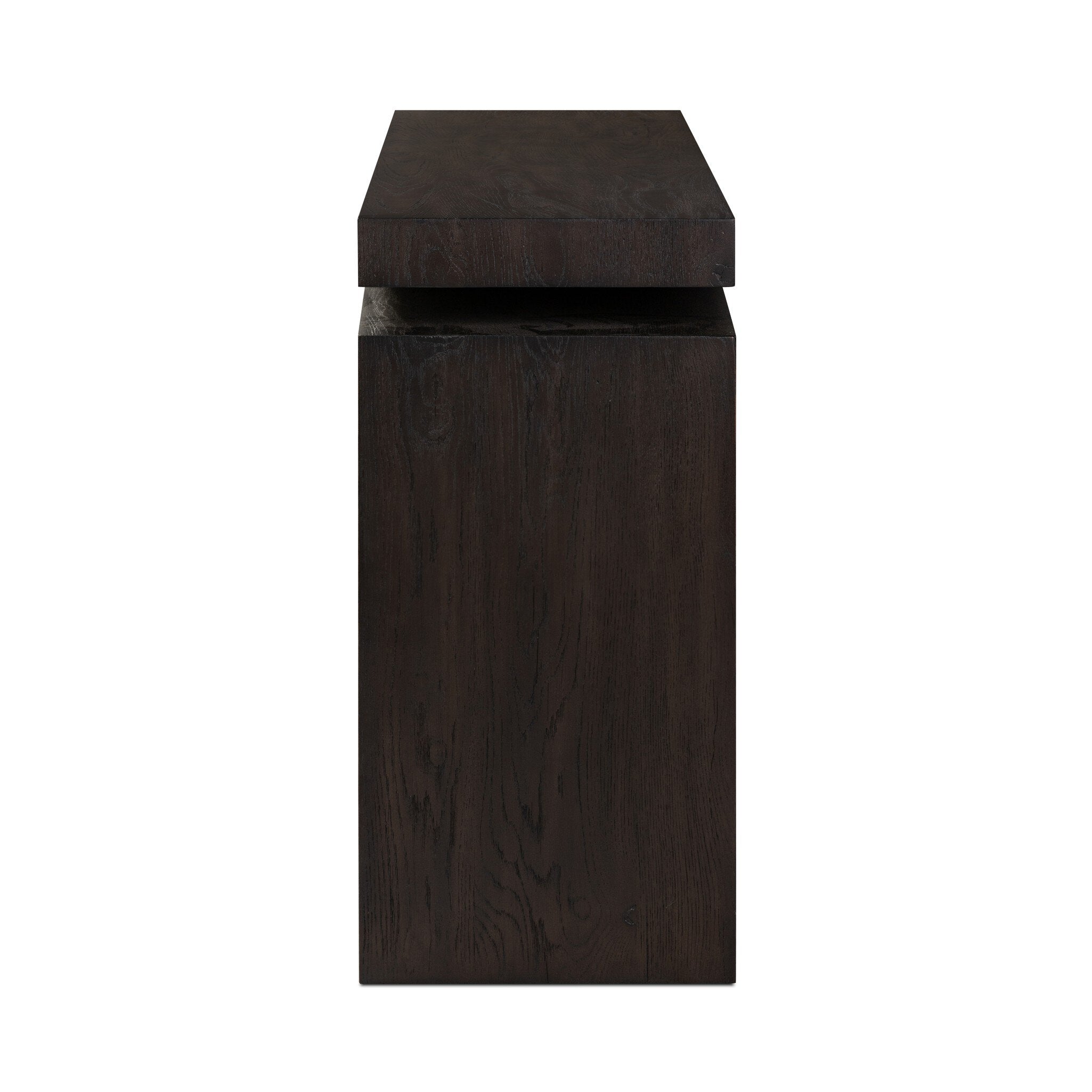 Matthes Console Table - 79" - Smoked Black Veneer