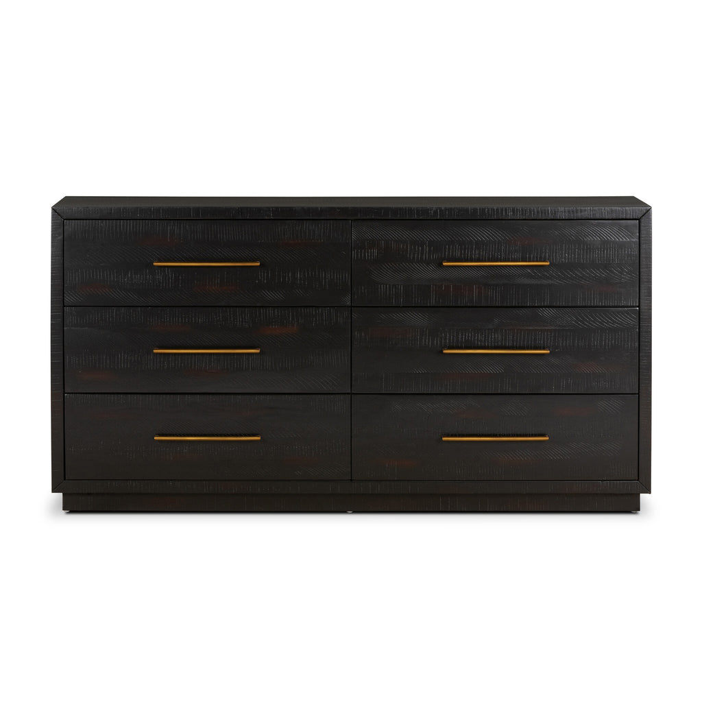Suki 6 Drawer Dresser - Burnished Black
