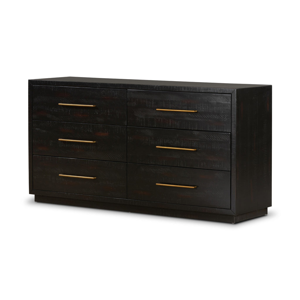Suki 6 Drawer Dresser - Burnished Black
