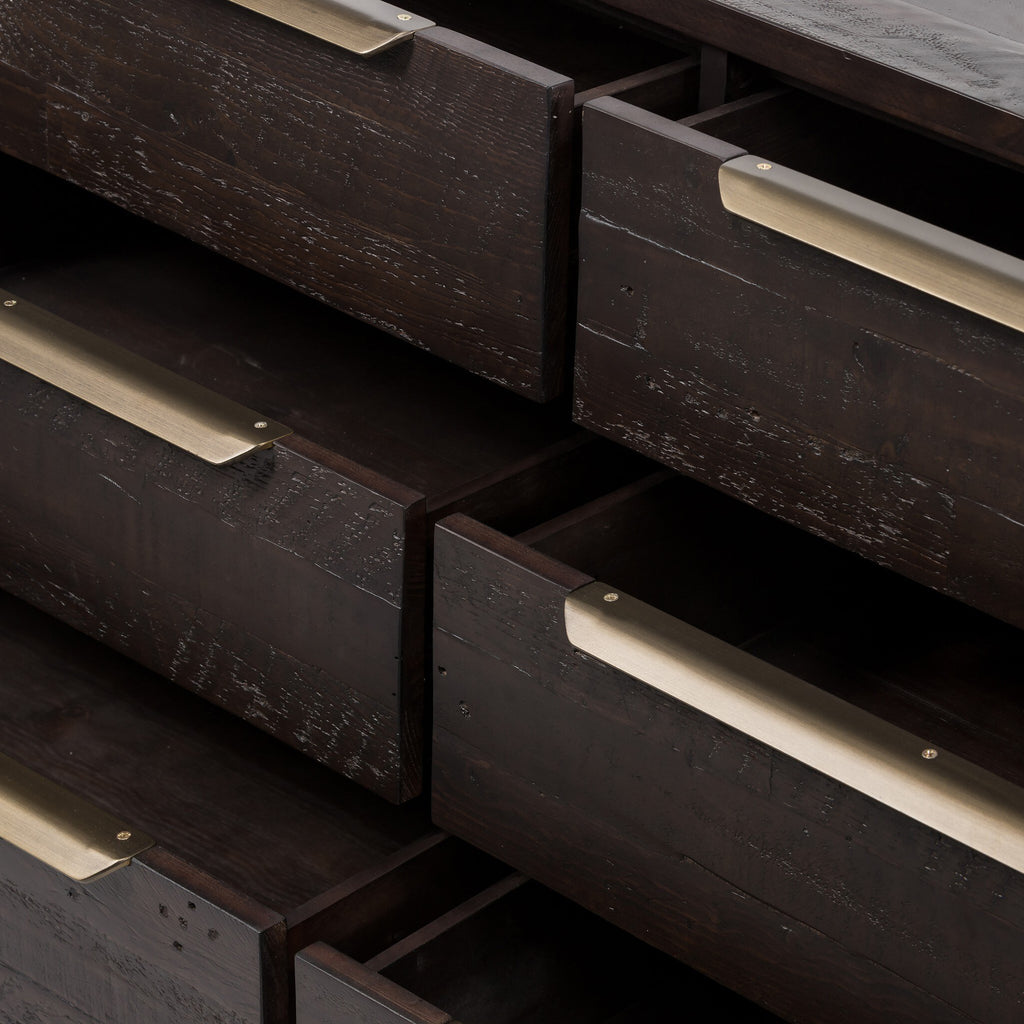 Wyeth 6 Drawer Dresser - Dark Carbon