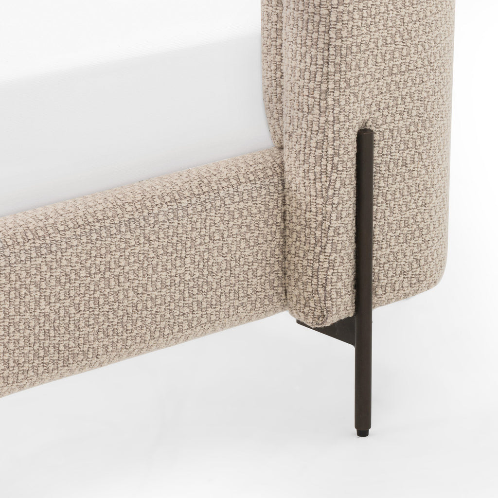 Dobson Bed - Perin Oatmeal | King