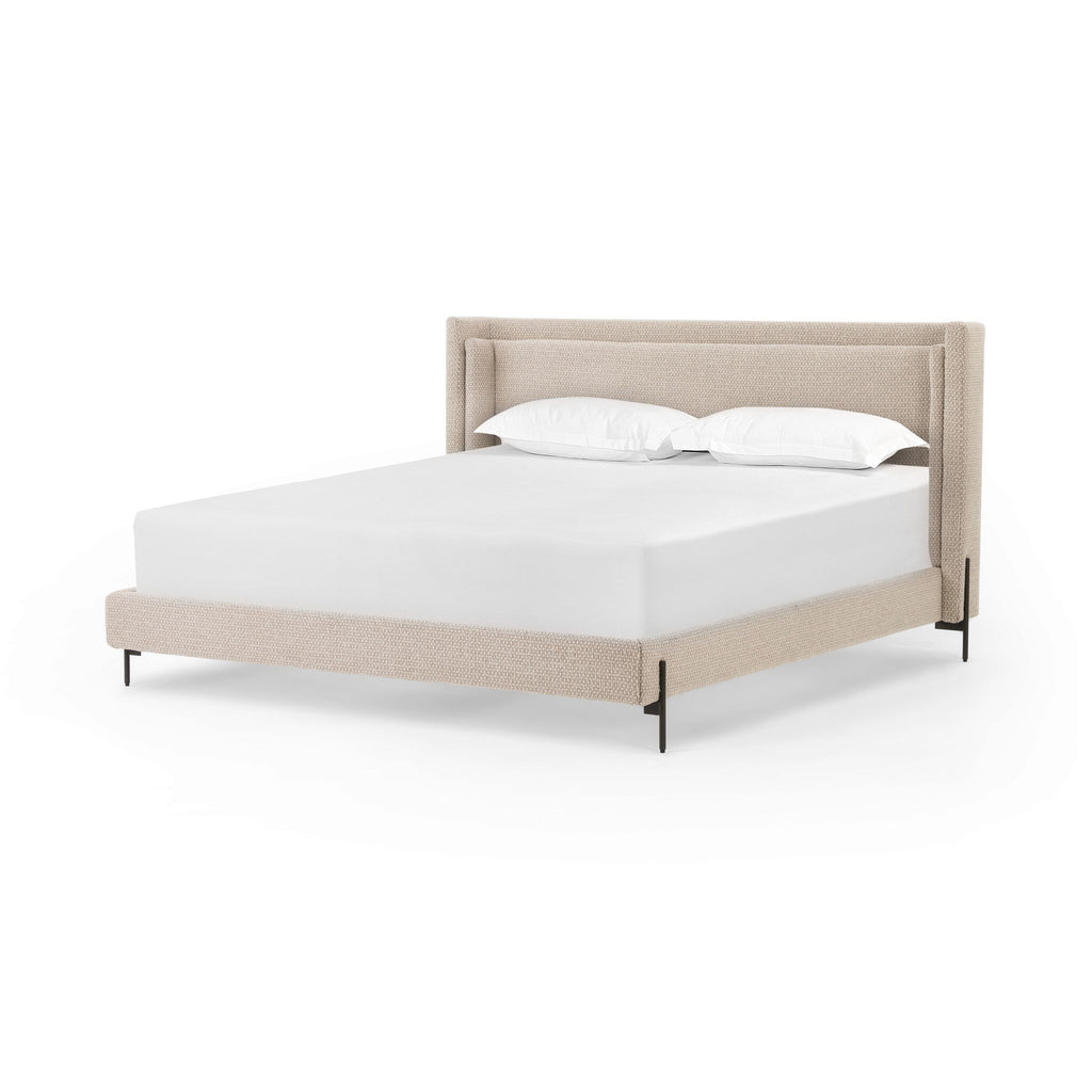 Dobson Bed - Perin Oatmeal | King