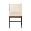 Crete Dining Chair - Savile Flax | Amber Oak