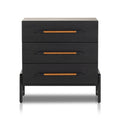 Rosedale 3 Drawer Dresser - Ebony Oak Veneer