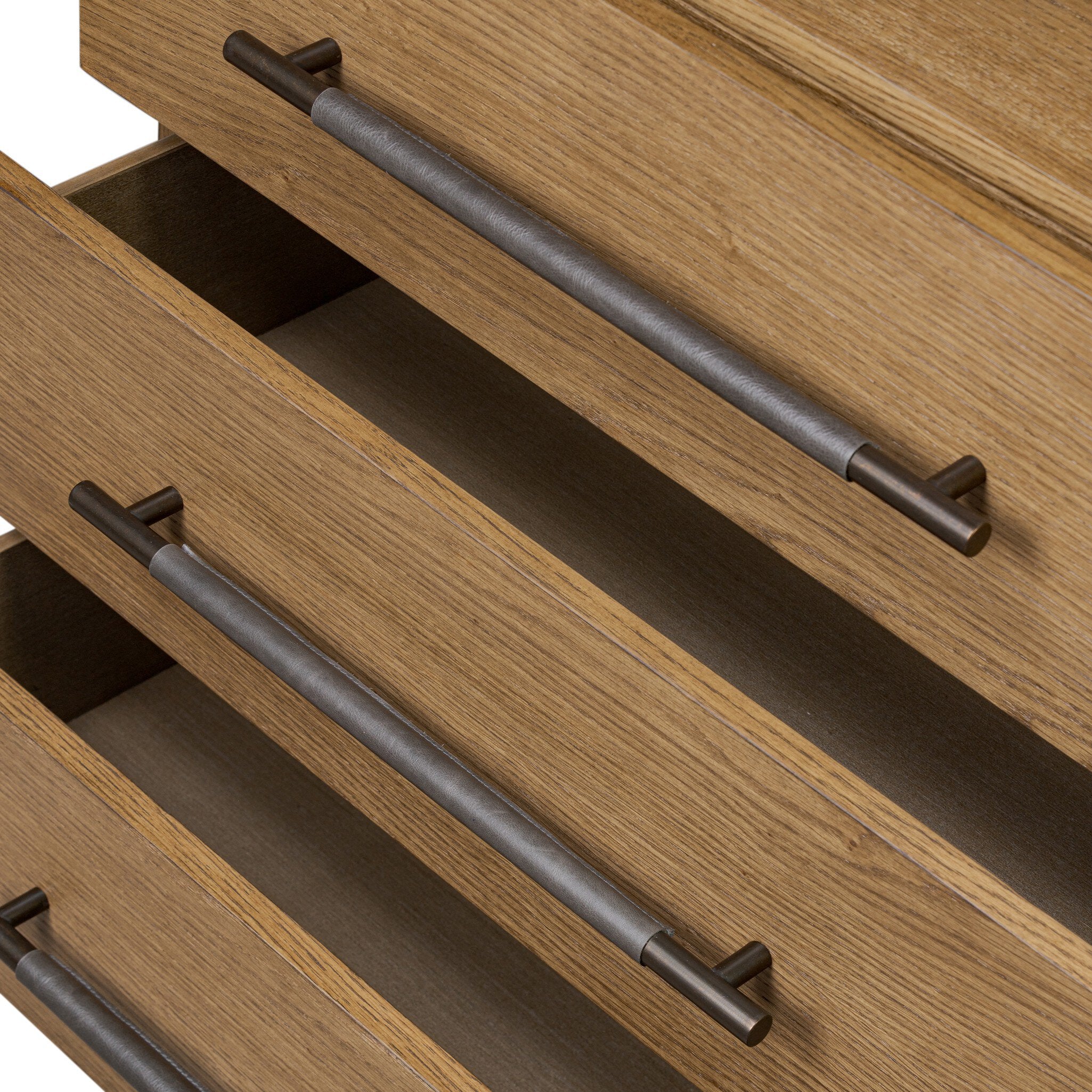 Rosedale 3 Drawer Dresser - Amber Oak Veneer