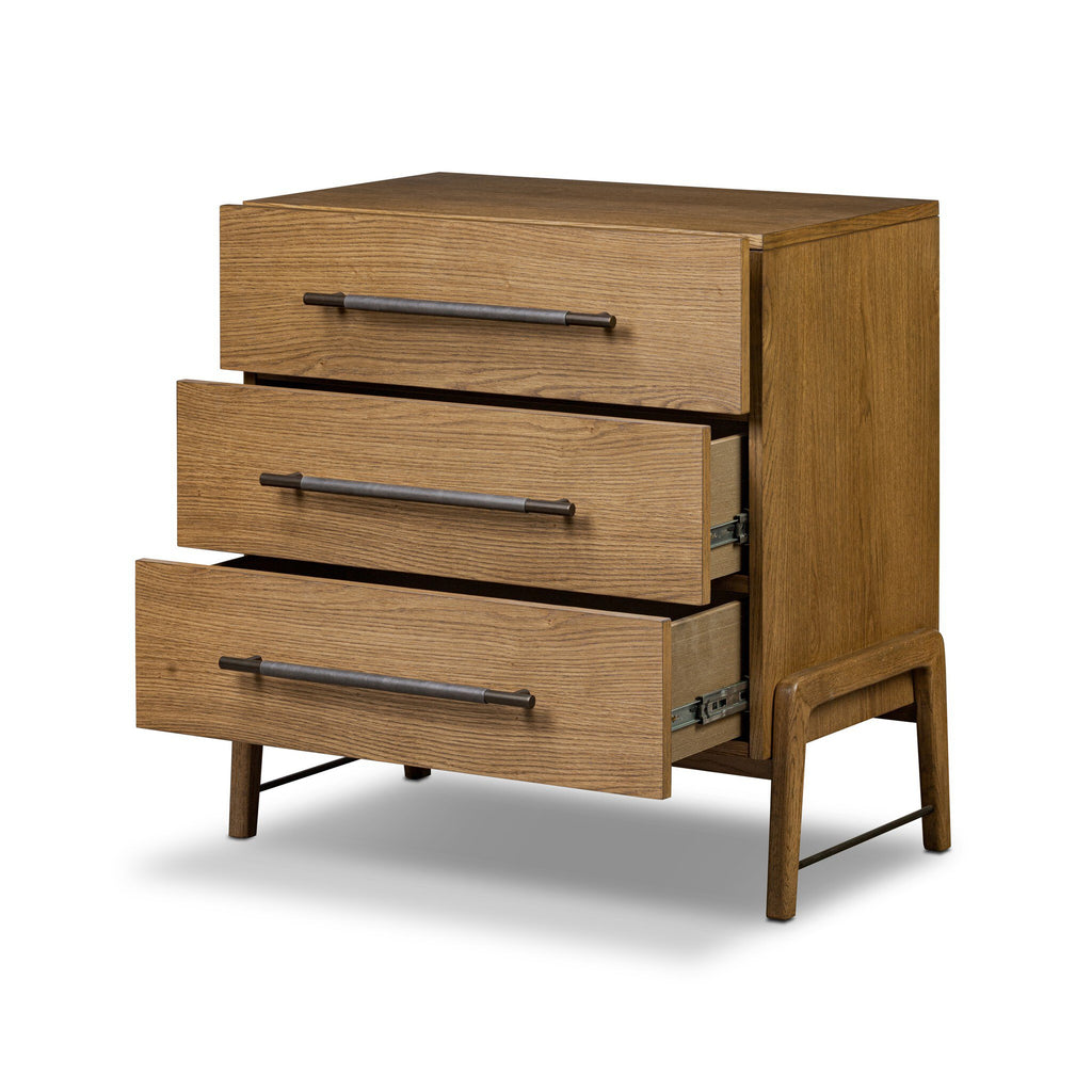 Rosedale 3 Drawer Dresser - Amber Oak Veneer