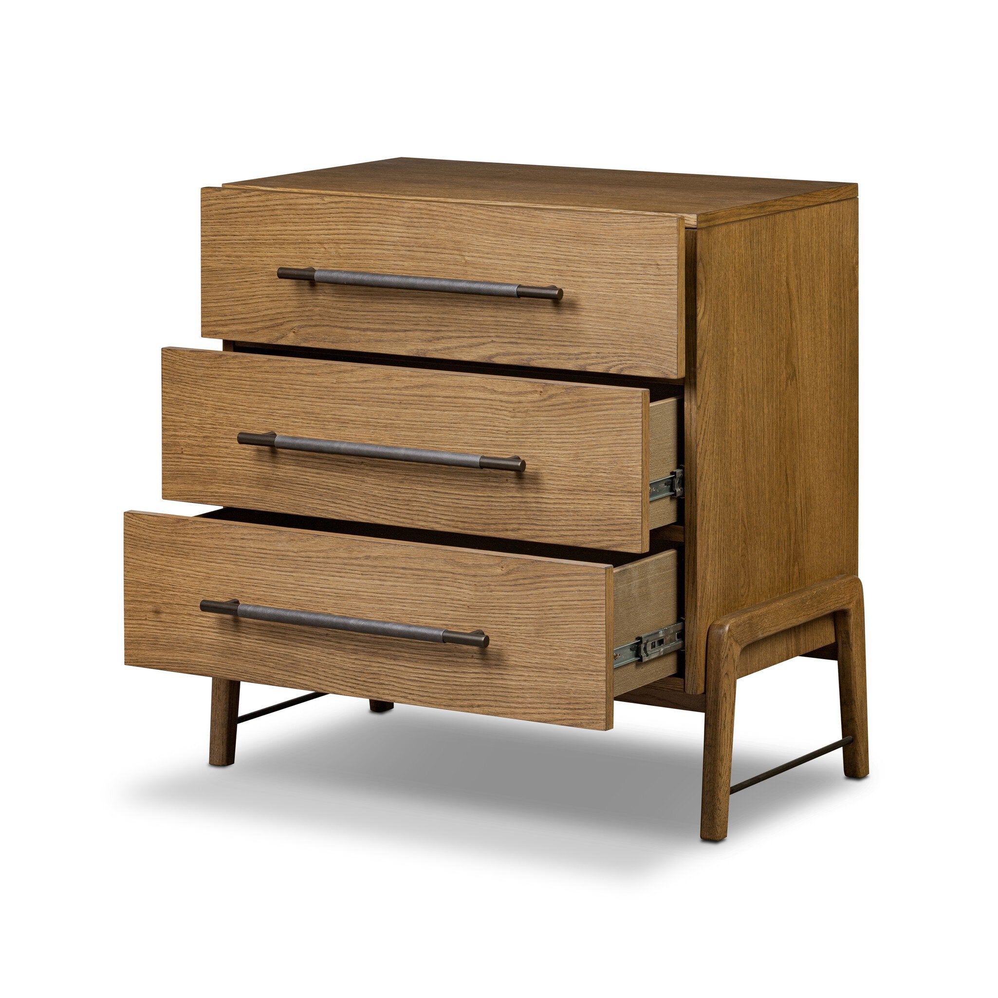 Rosedale 3 Drawer Dresser - Amber Oak Veneer