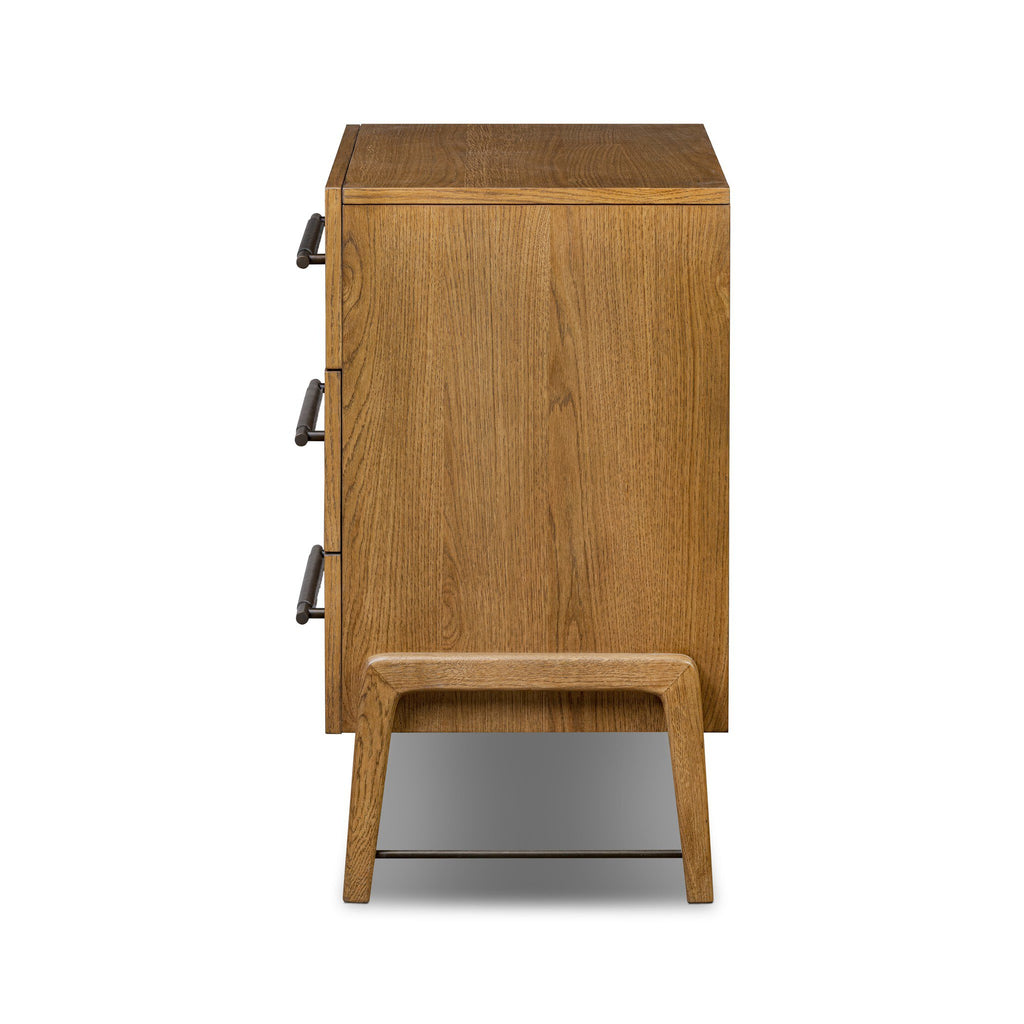 Rosedale 3 Drawer Dresser - Amber Oak Veneer
