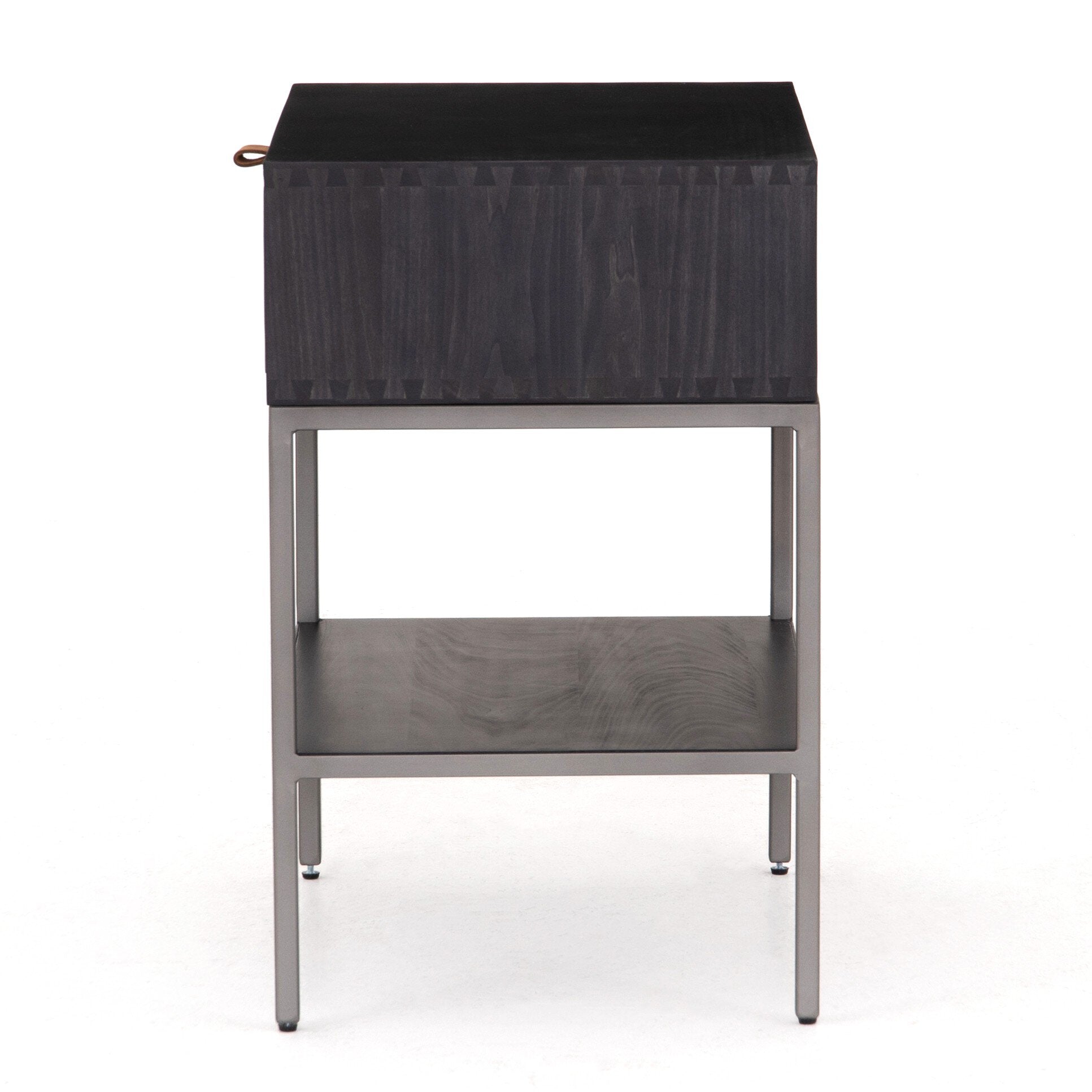 Trey Nightstand - Black Wash Poplar