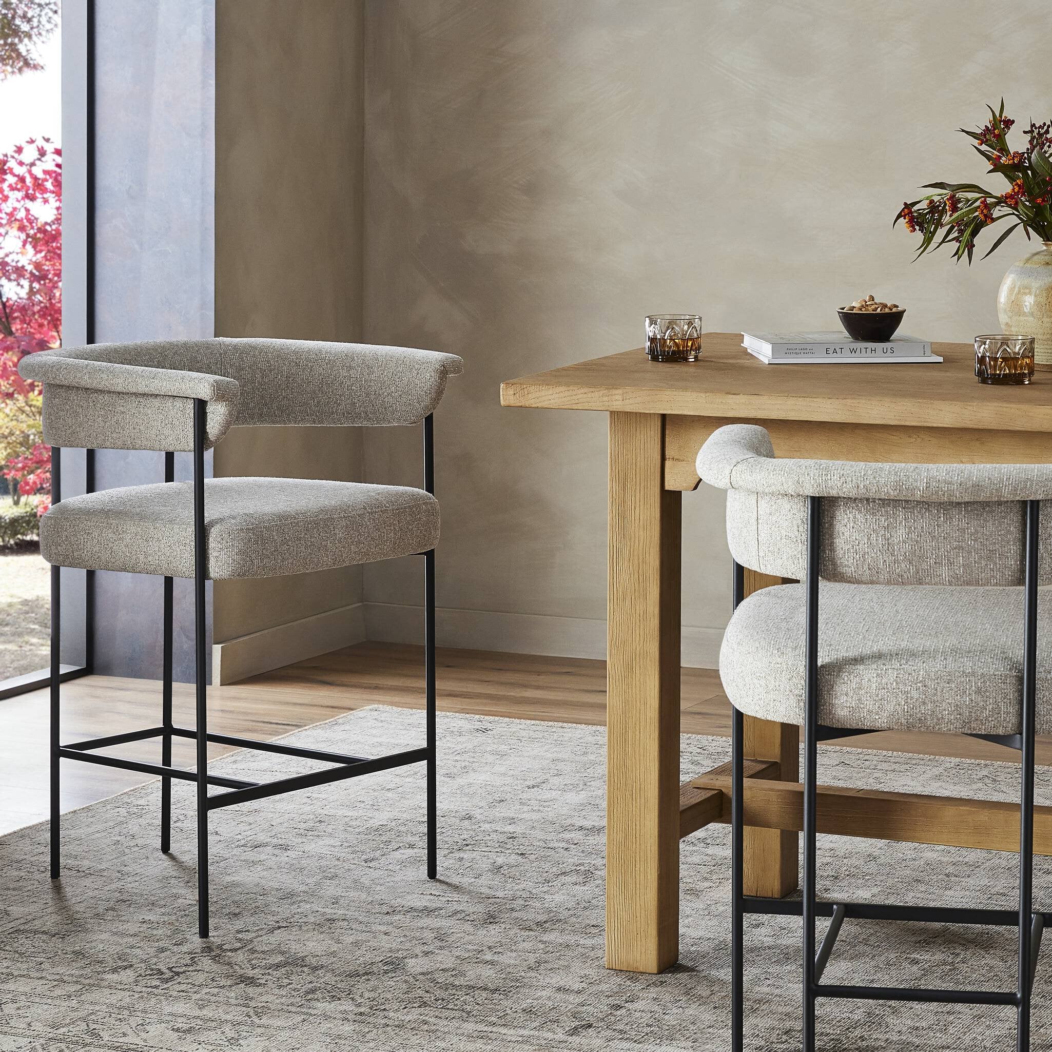 Carrie Counter Stool - Light Camel