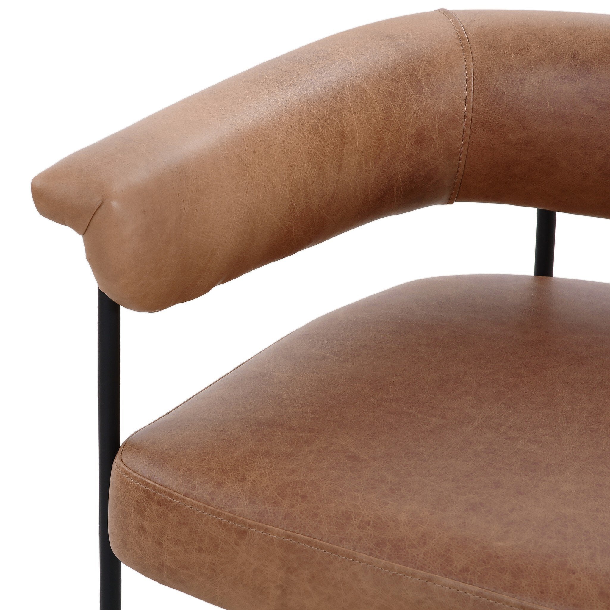 Carrie Dining Chair - Chaps Saddle