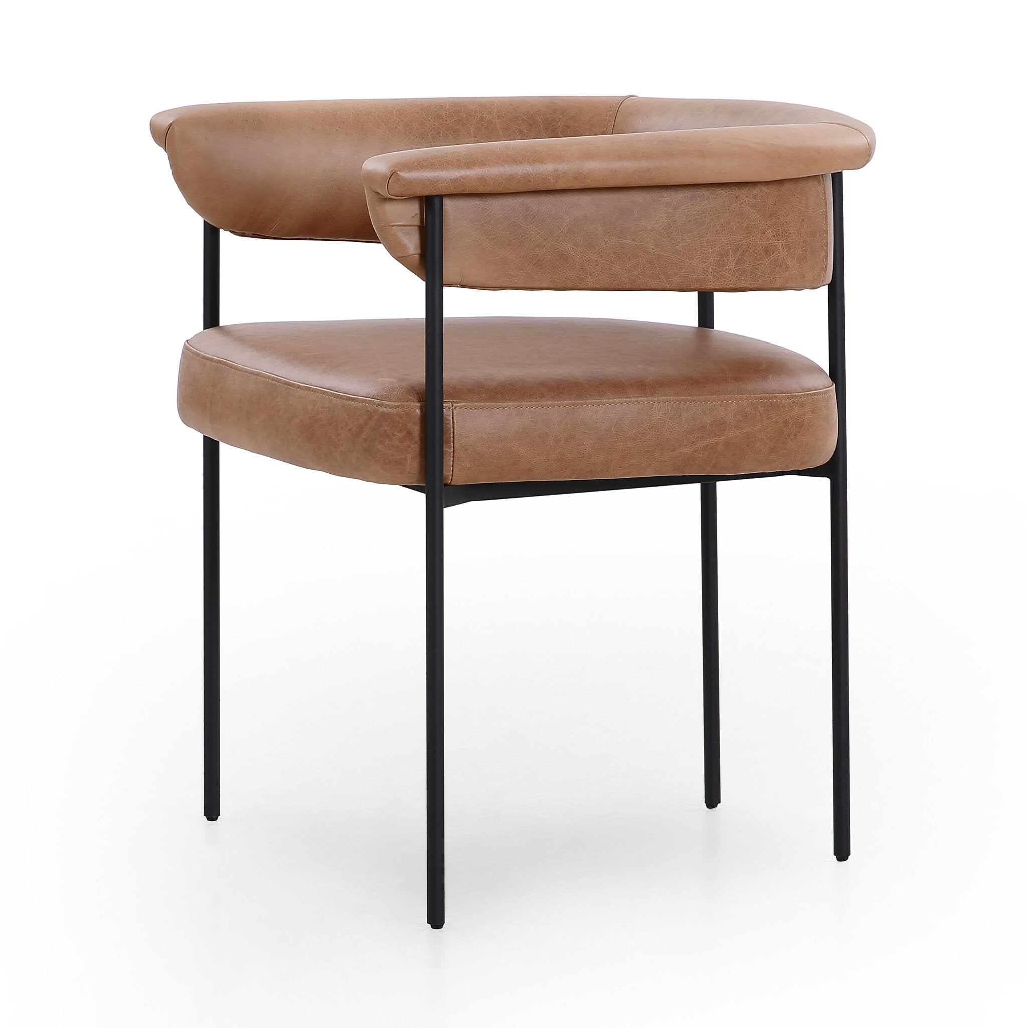 Carrie Dining Chair - Chaps Saddle