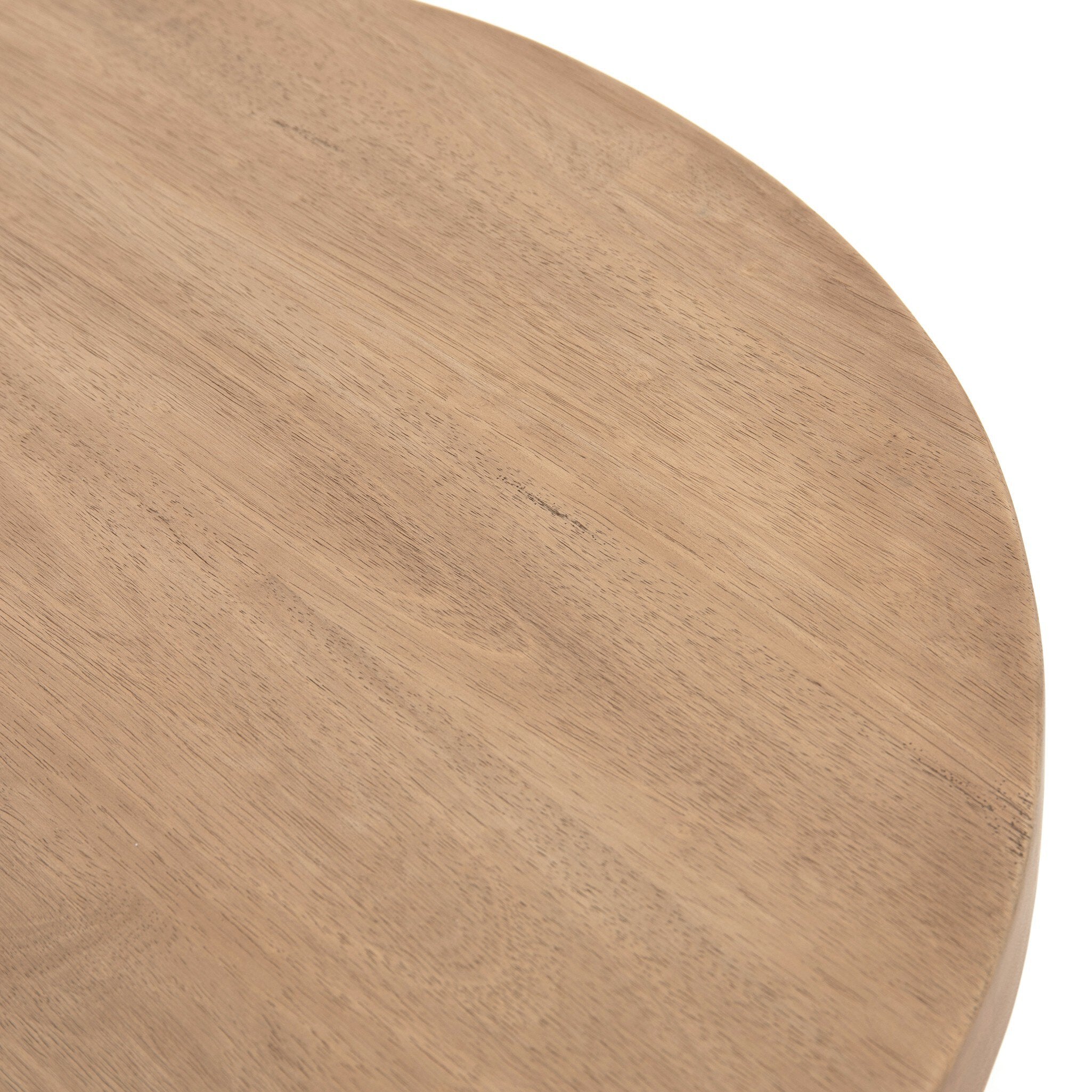 Mesa Round Coffee Table - Light Brushed Parawood | 38"