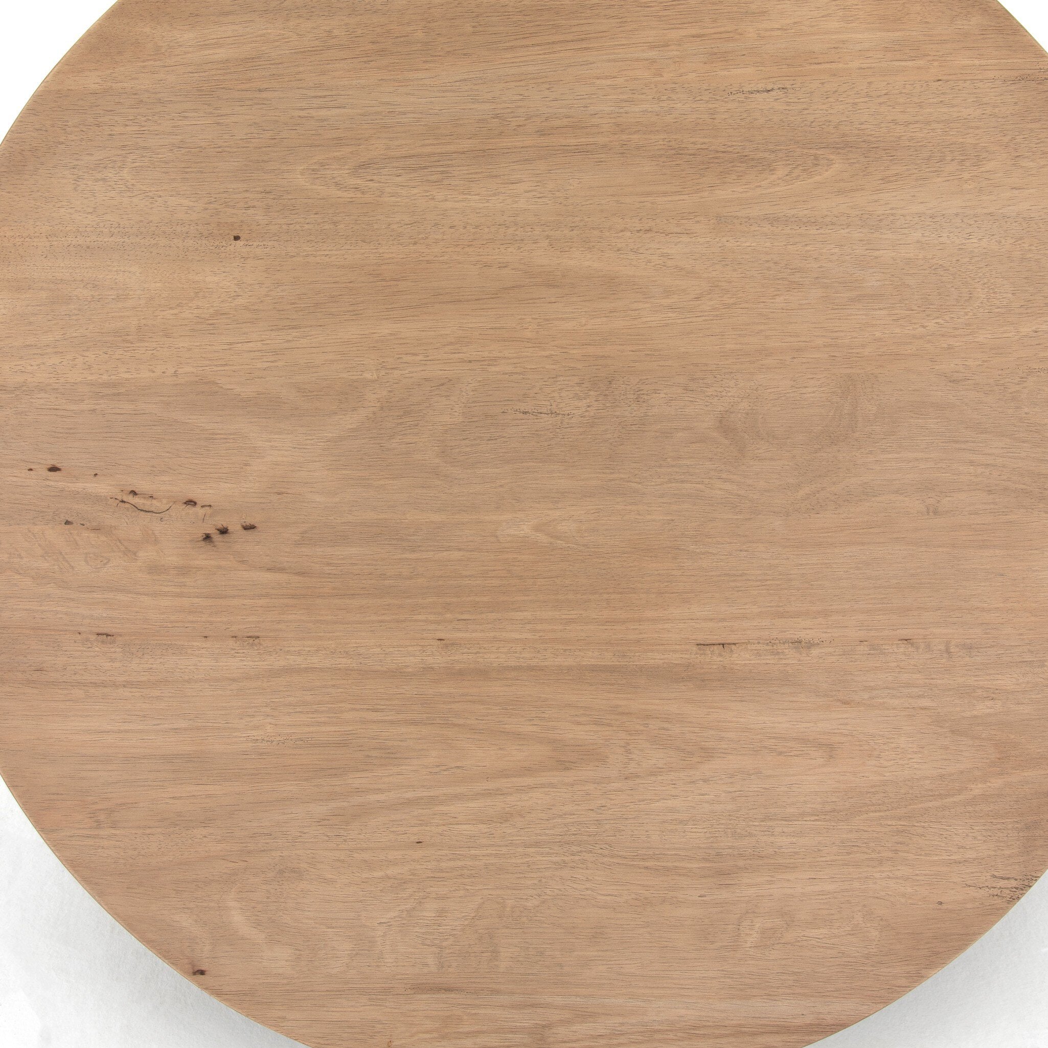 Mesa Round Coffee Table - Light Brushed Parawood | 38"