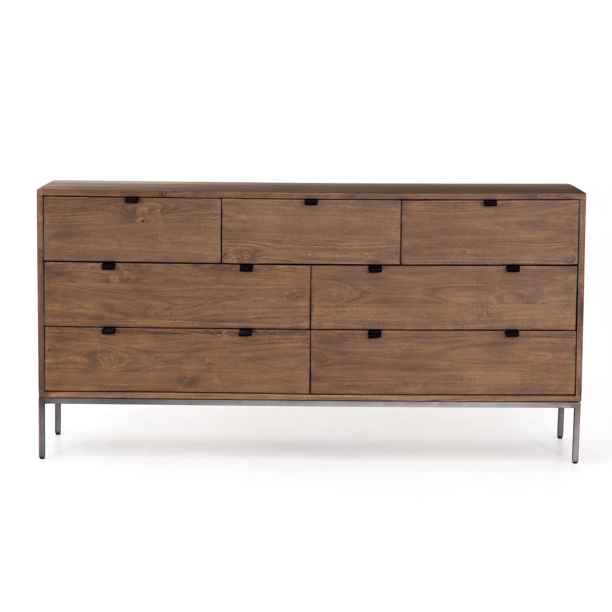 Trey 7 Drawer Dresser - Auburn Poplar