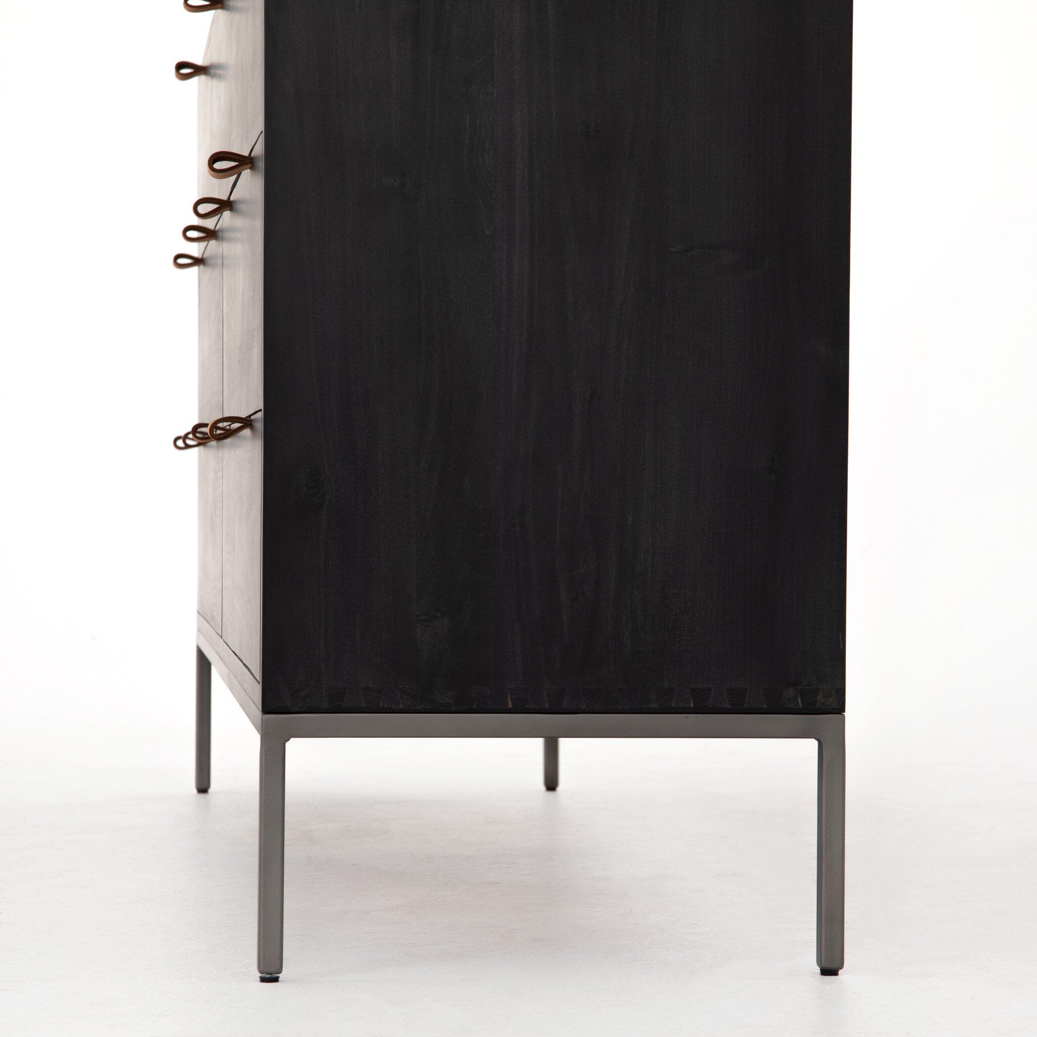 Trey 7 Drawer Dresser - Black Wash Poplar