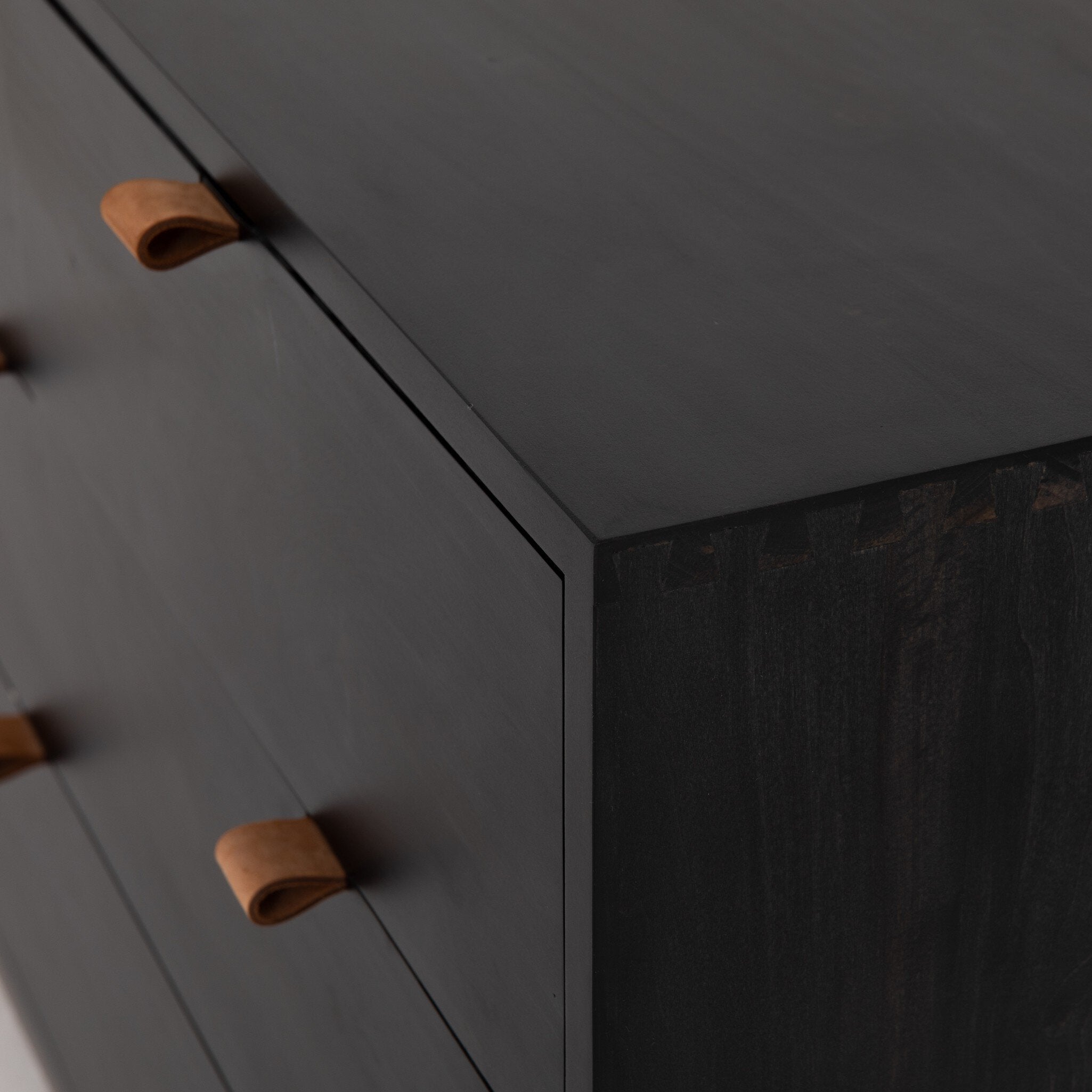 Trey 7 Drawer Dresser - Black Wash Poplar