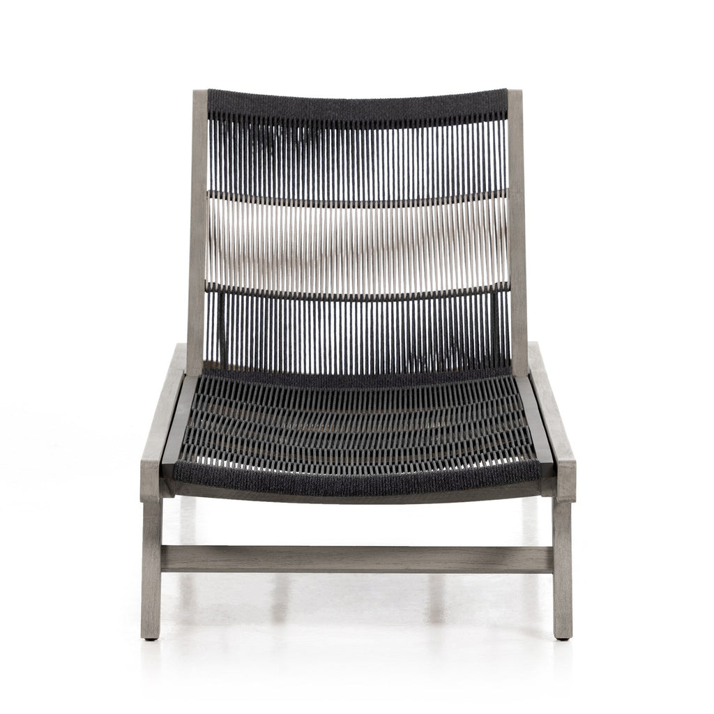 Julian Outdoor Chaise - Dark Grey Rope