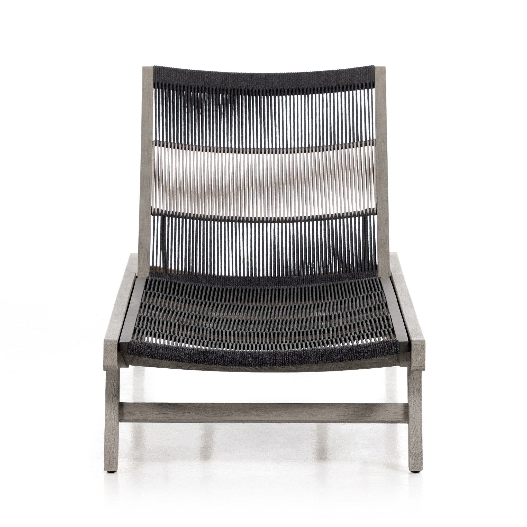Julian Outdoor Chaise - Dark Grey Rope