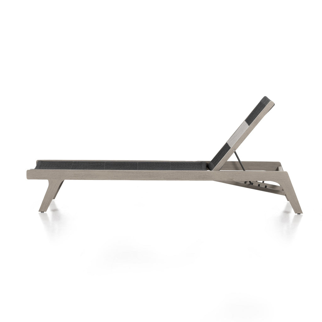 Julian Outdoor Chaise - Dark Grey Rope