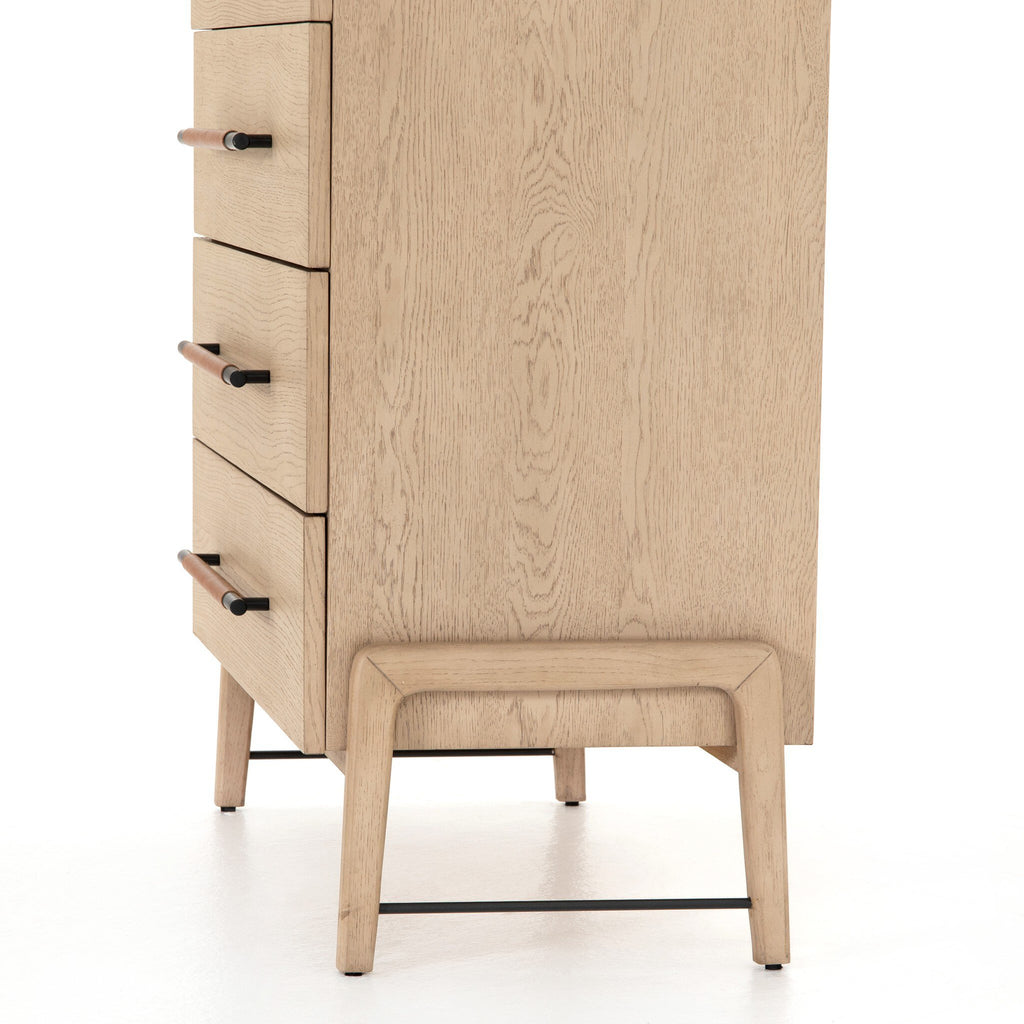 Rosedale 6 Drawer Tall Dresser - Yucca Oak Veneer