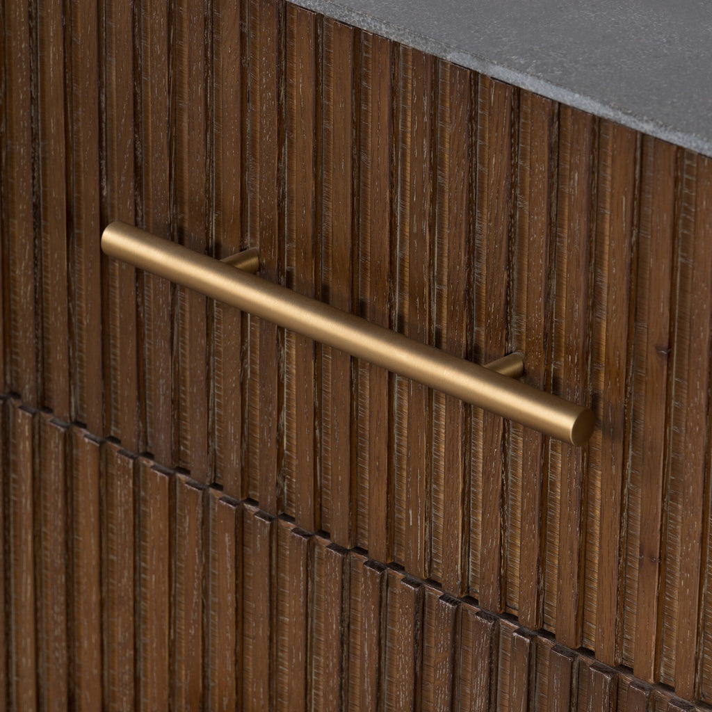 Fletcher Nightstand - Terra Brown Oak Veneer