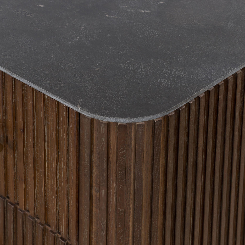 Fletcher Nightstand - Terra Brown Oak Veneer
