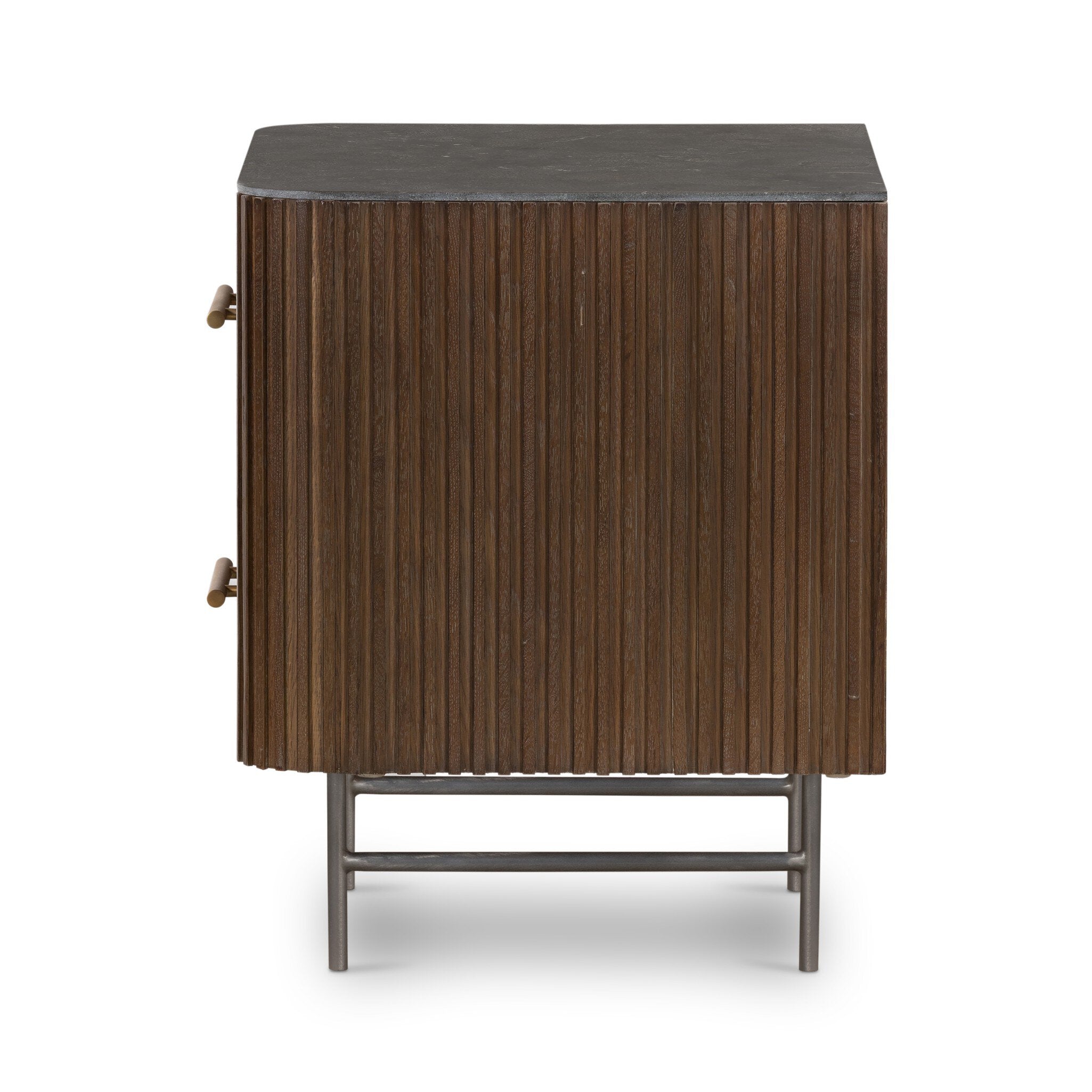 Fletcher Nightstand - Terra Brown Oak Veneer
