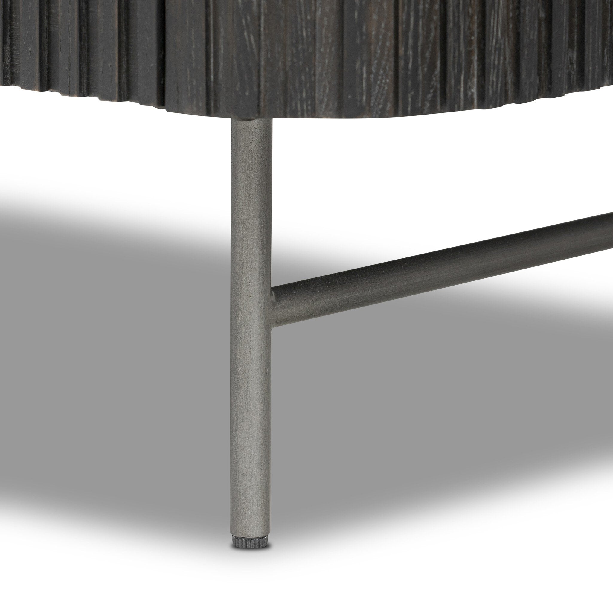 Fletcher Nightstand - Distressed Black