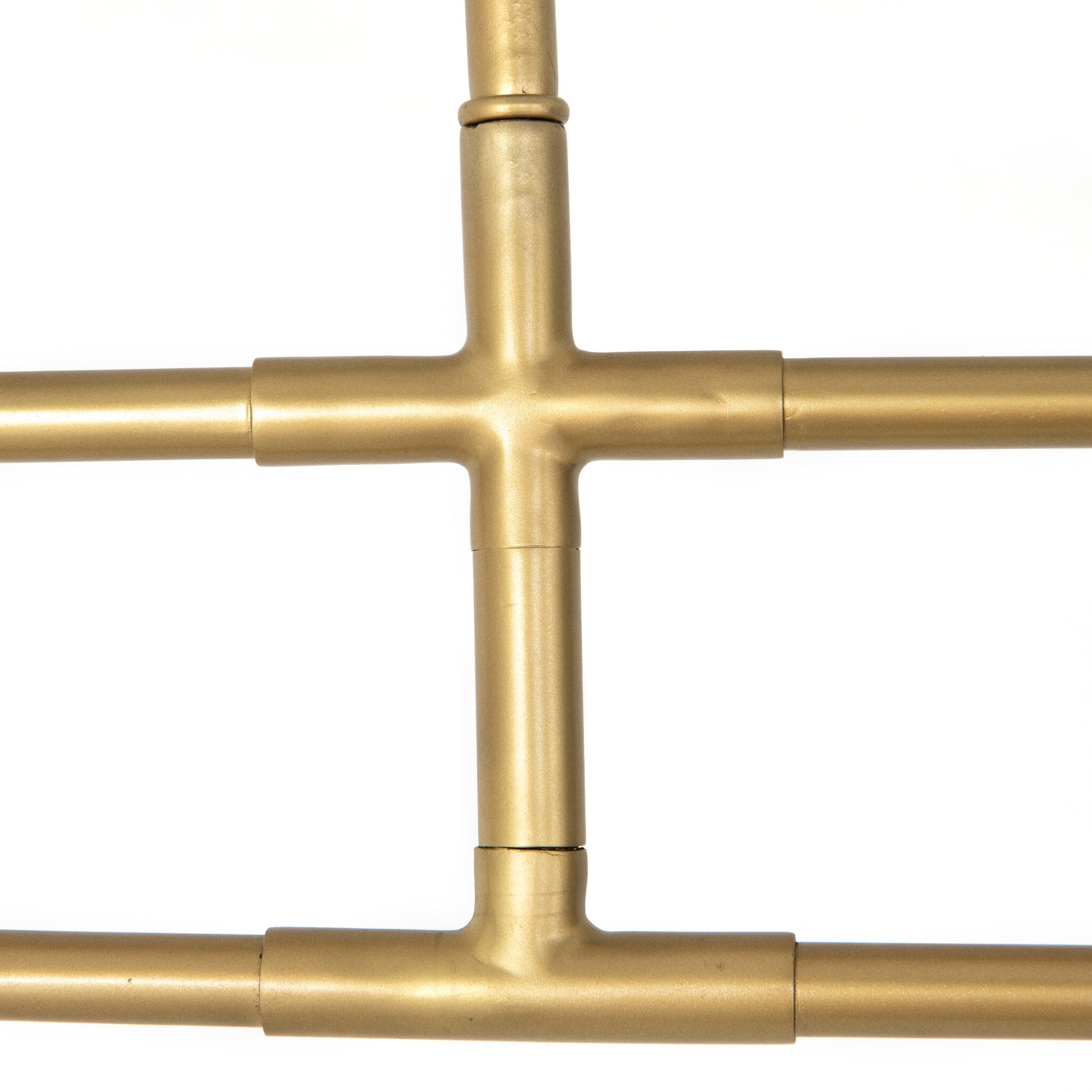 Astrid Chandelier - Antique Brass | Dark Brown Leather