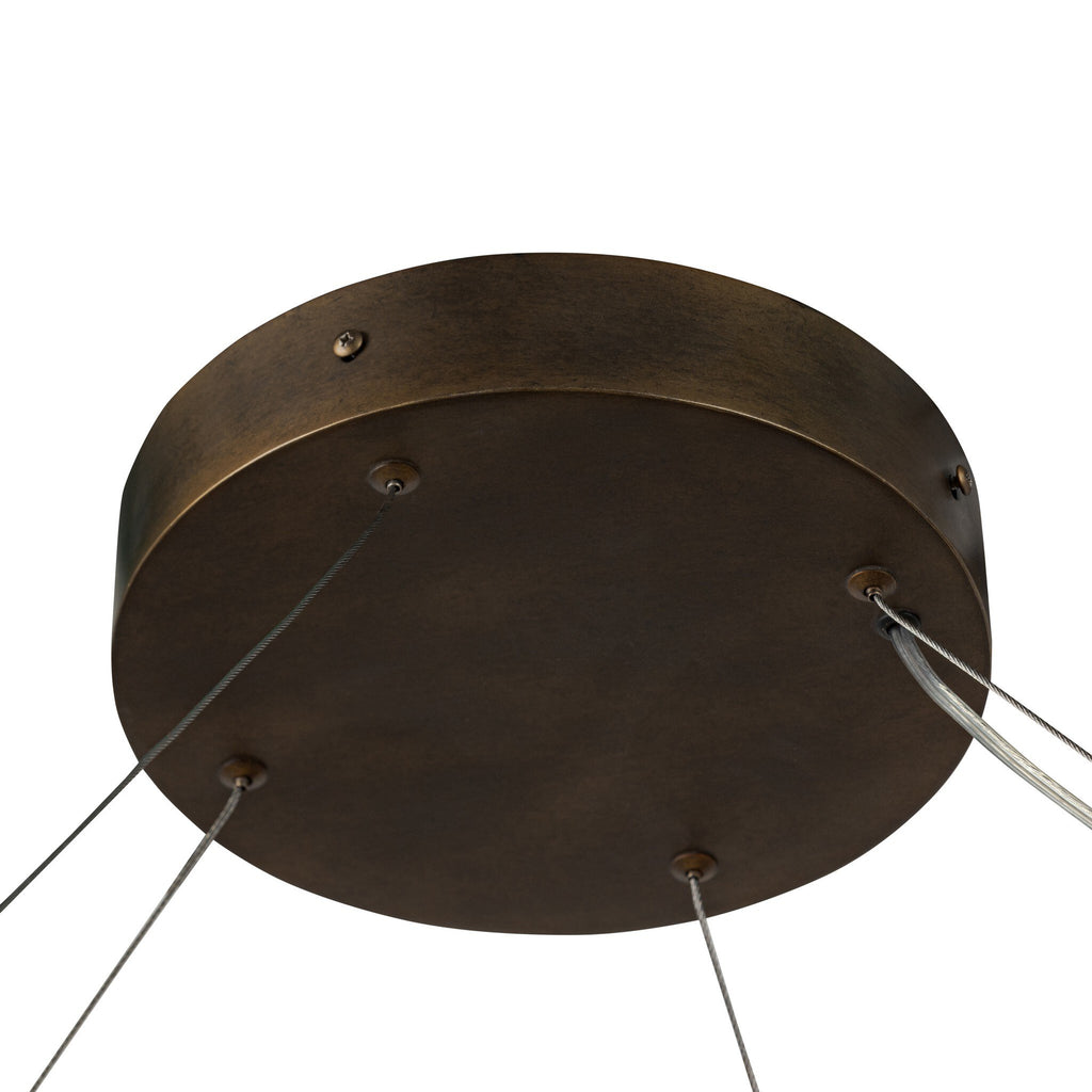Baum Chandelier - Burnished Brass Aluminum