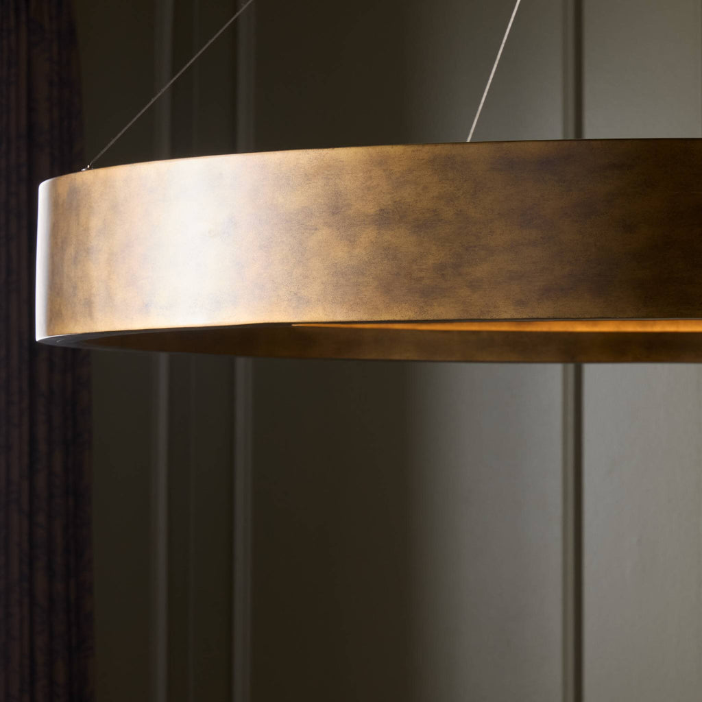 Baum Chandelier - Burnished Brass Aluminum