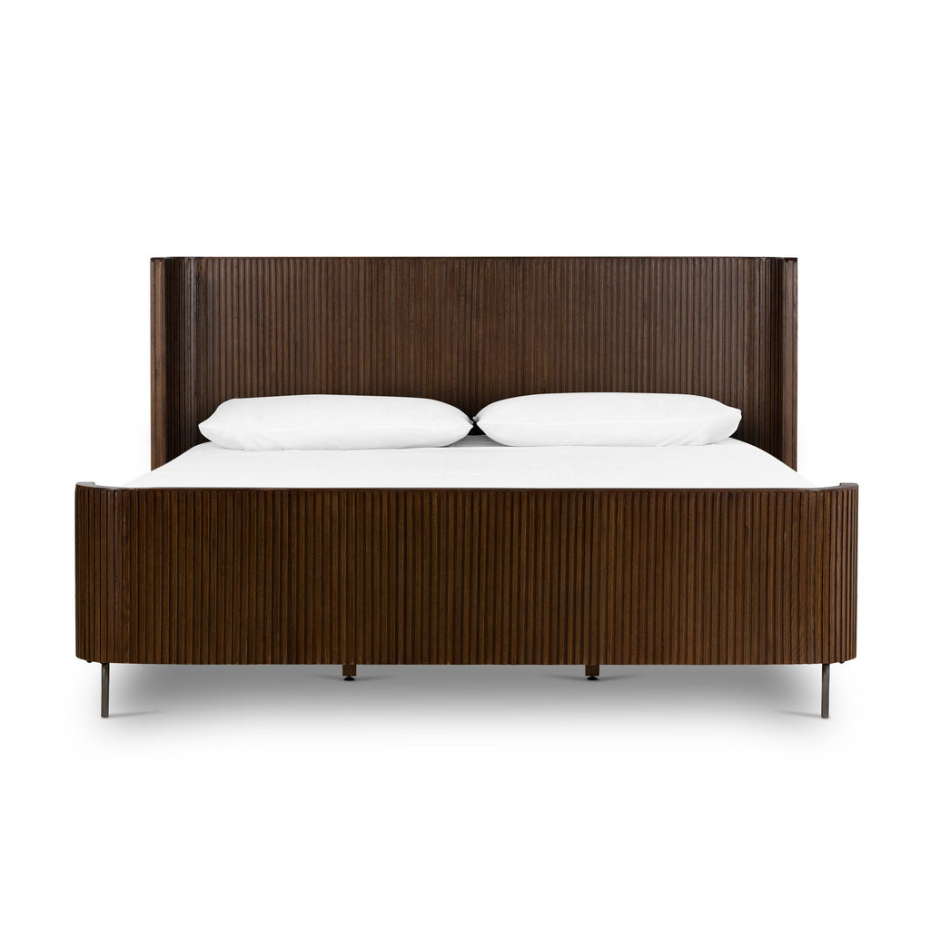 Fletcher Bed - Terra Brown Oak | King