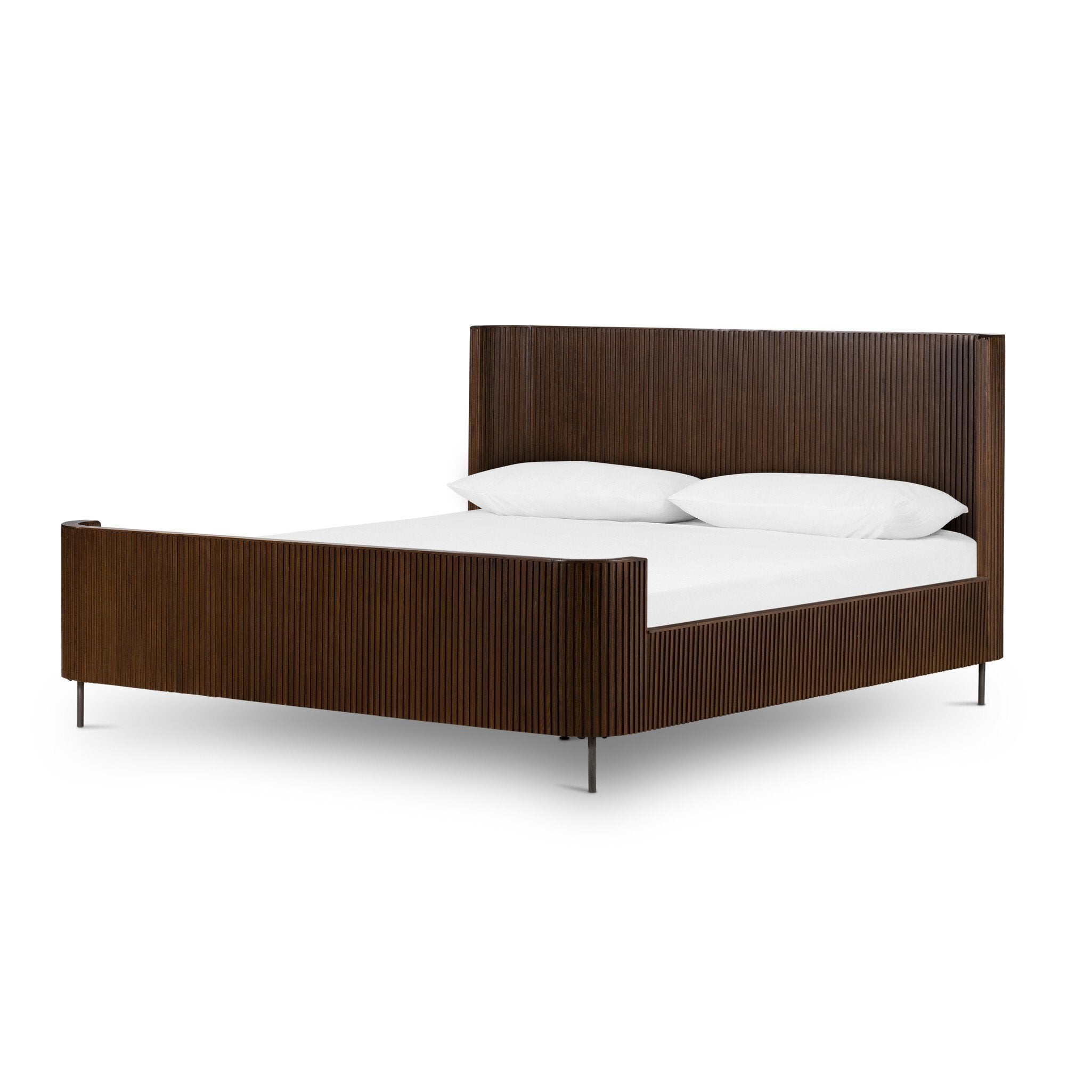 Fletcher Bed - Terra Brown Oak | King