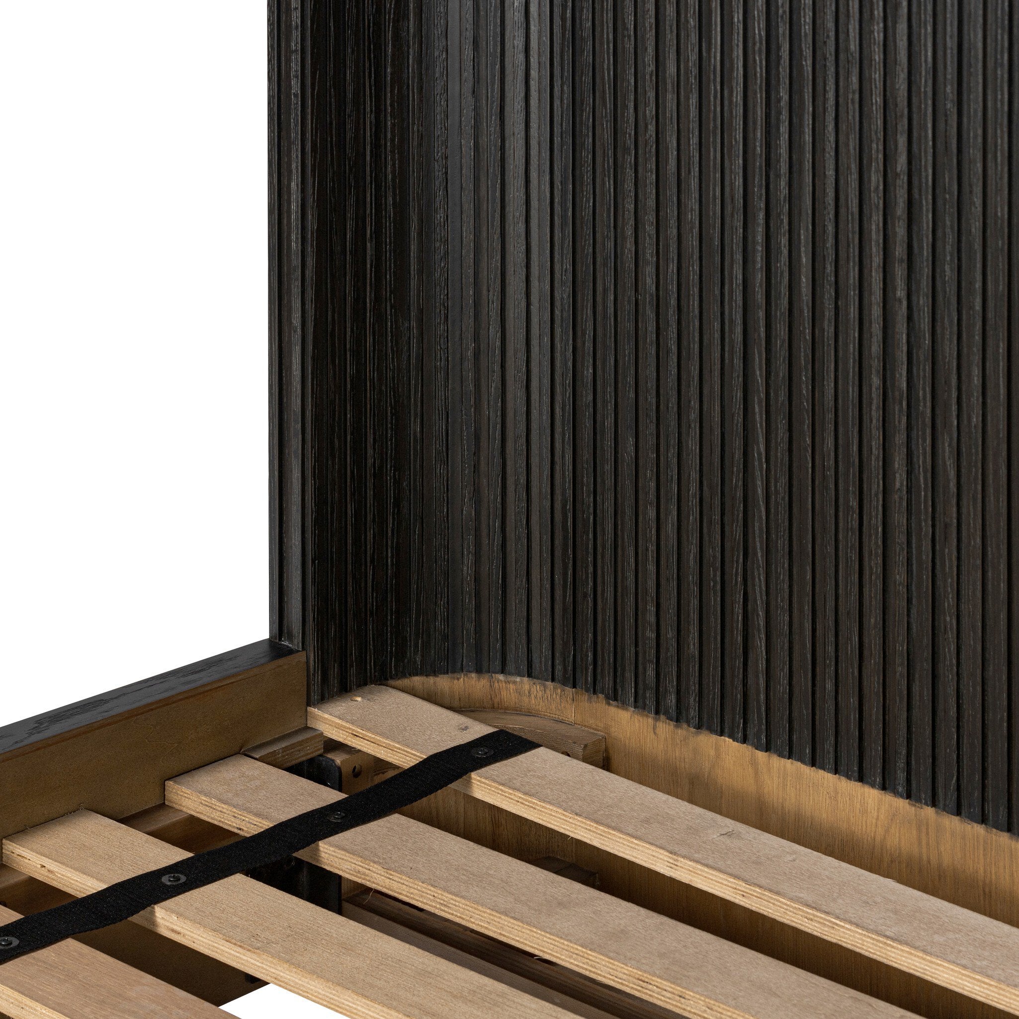 Fletcher Bed - Distressed Black | Queen