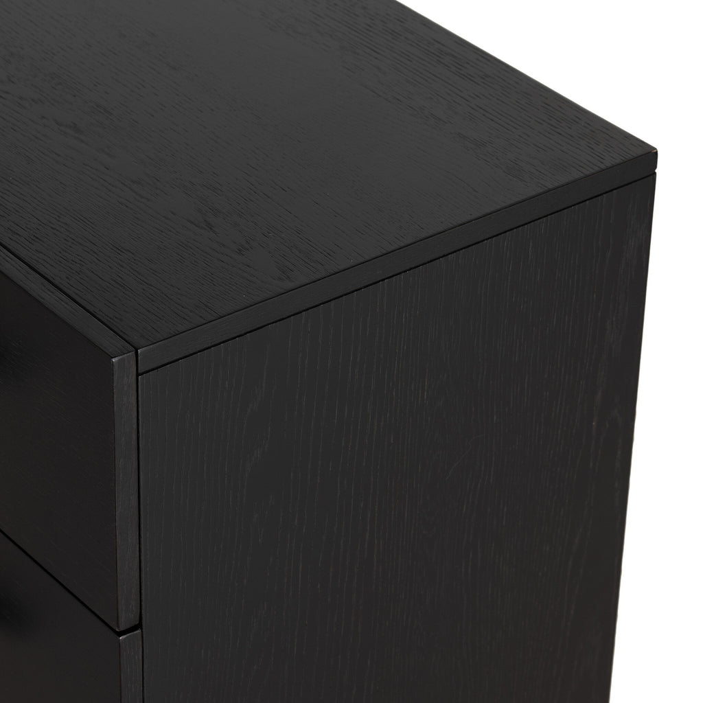Rosedale 6 Drawer Dresser - Ebony Oak Veneer