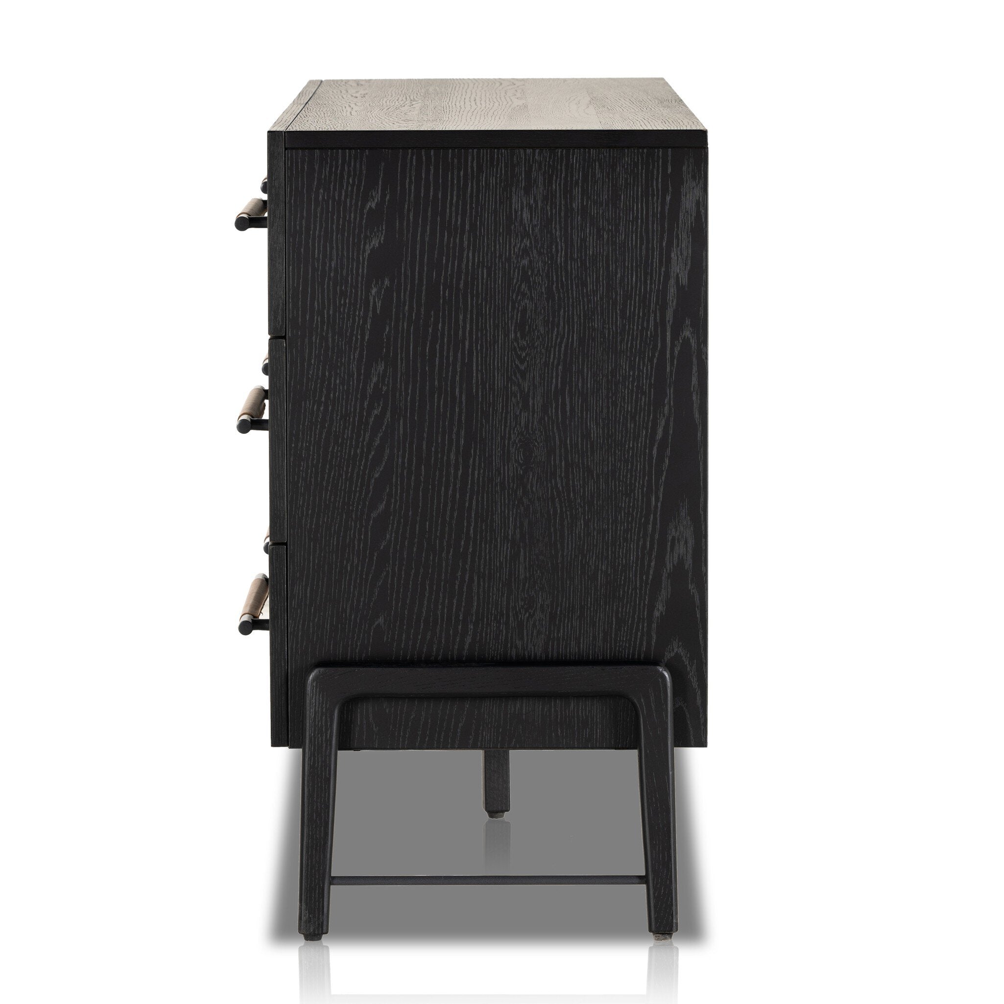 Rosedale 6 Drawer Dresser - Ebony Oak Veneer