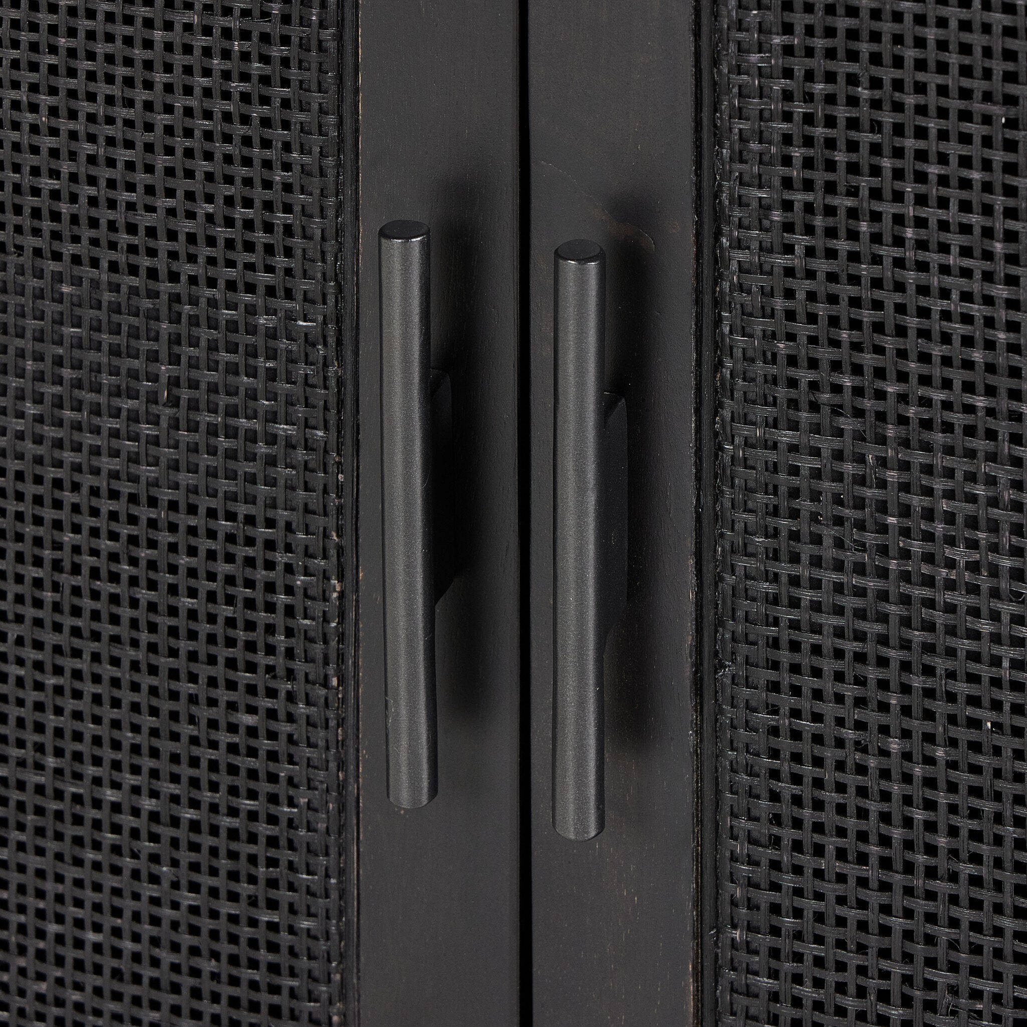 Caprice Bar Cabinet - Black Wash Mango