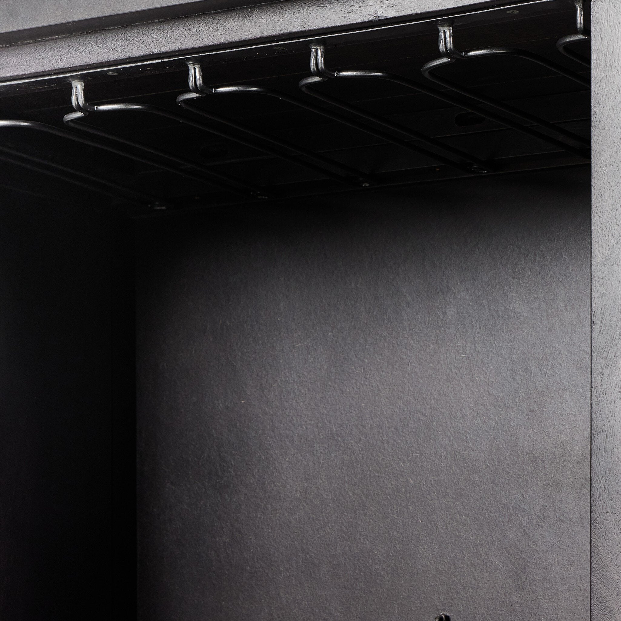 Caprice Bar Cabinet - Black Wash Mango
