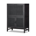 Caprice Bar Cabinet - Black Wash Mango