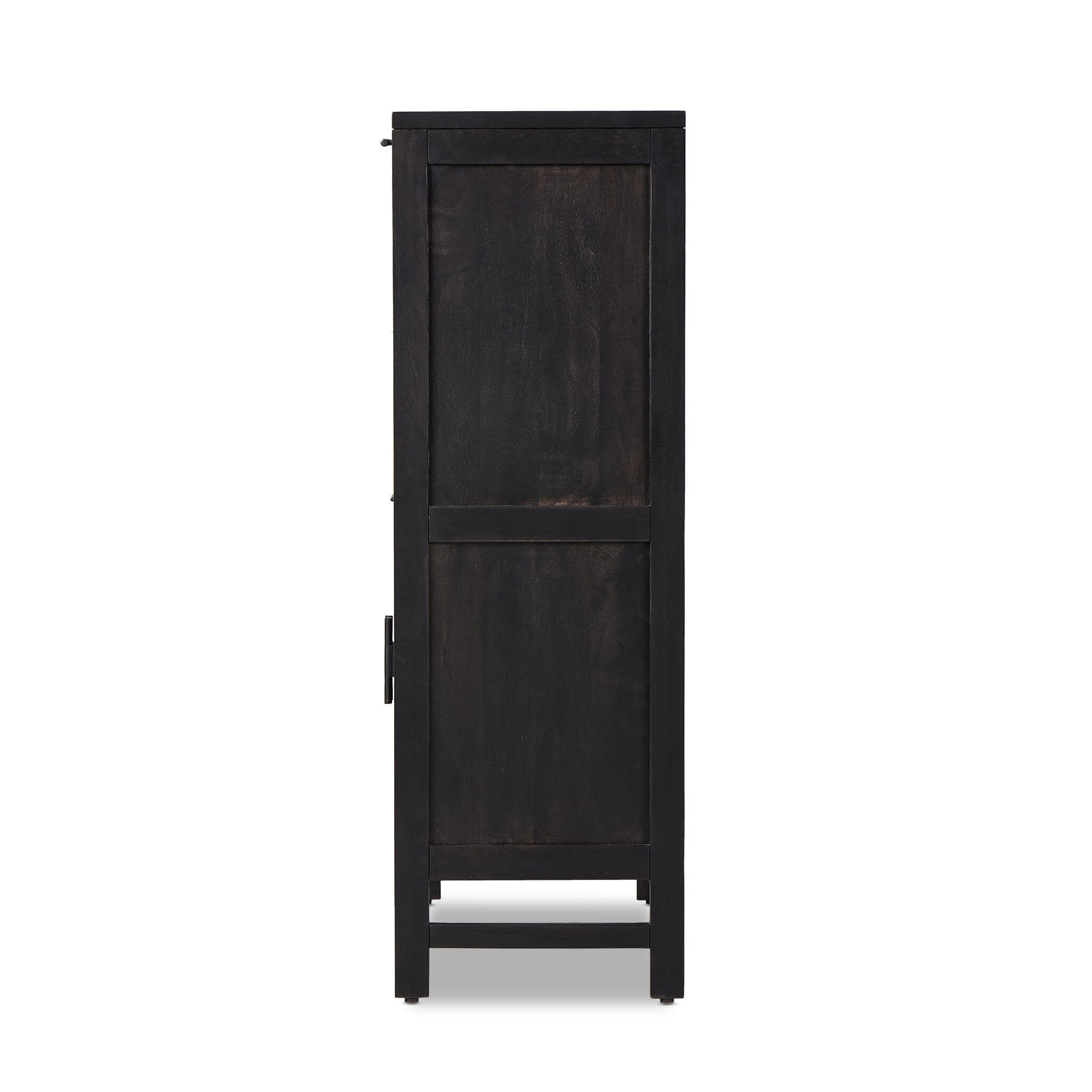 Caprice Bar Cabinet - Black Wash Mango