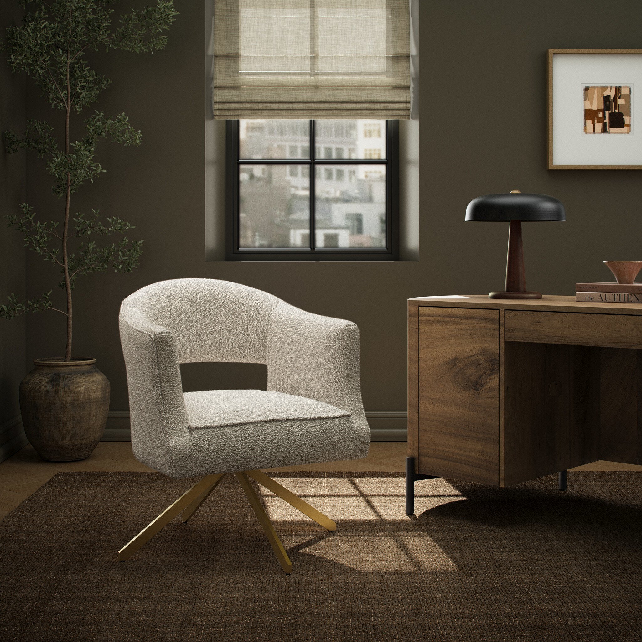 Adara Desk Chair - Knoll Natural
