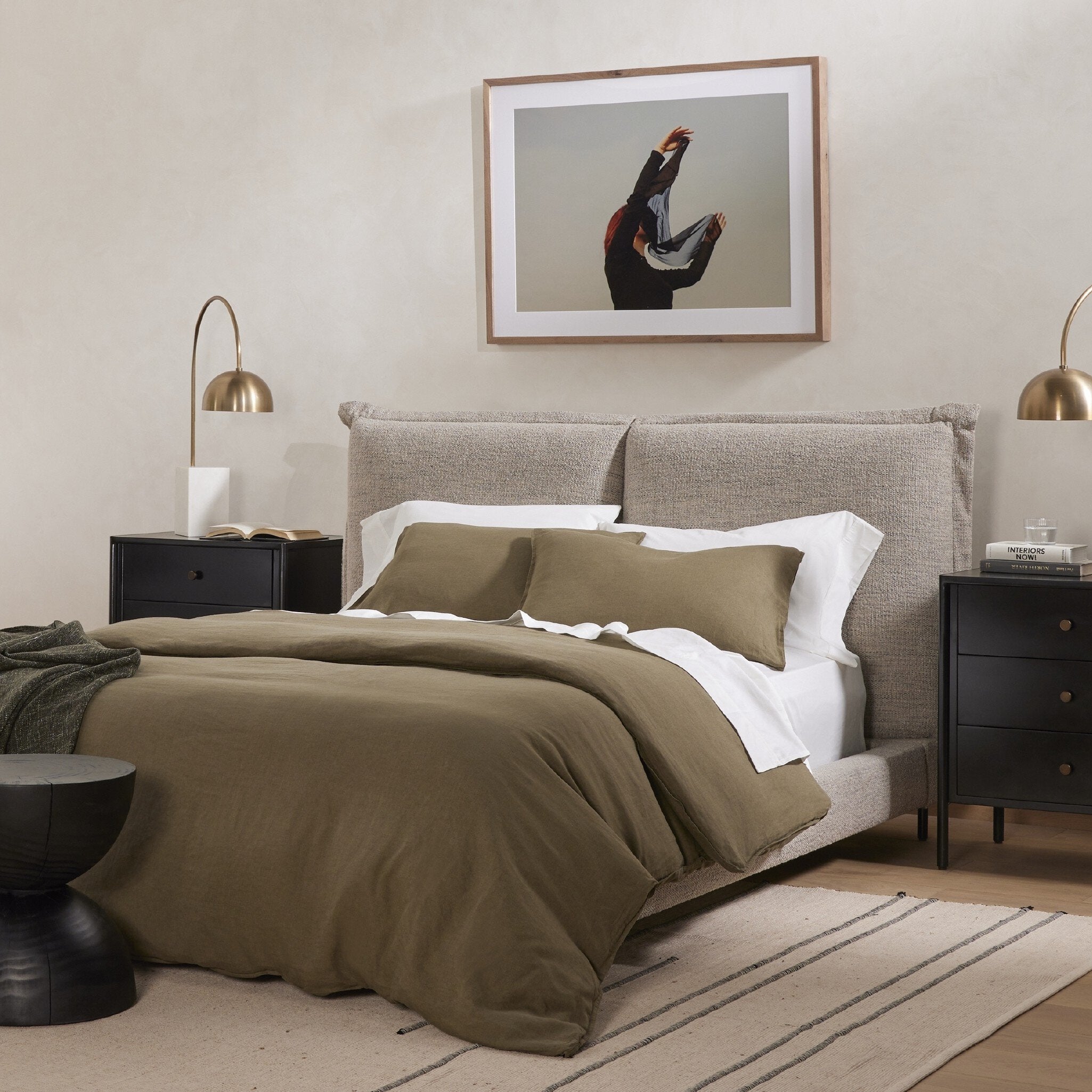 Inwood Bed - Merino Porcelain | Queen