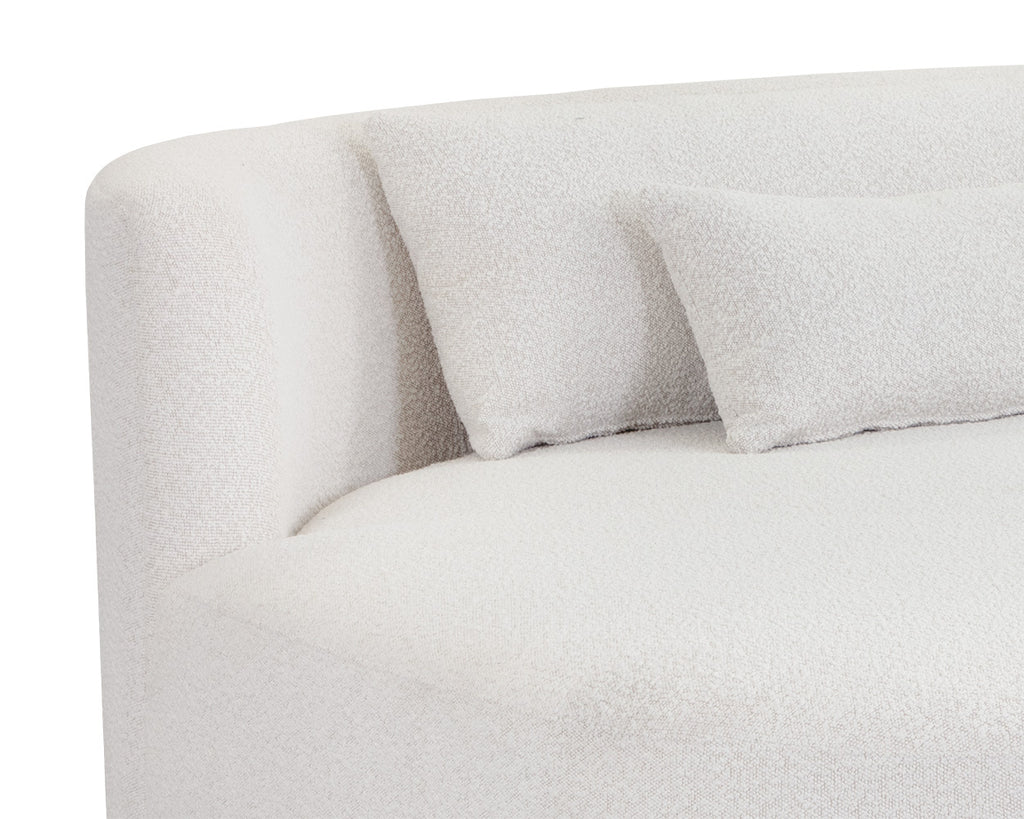 Laken Sofa Chaise - Raf - Copenhagen White