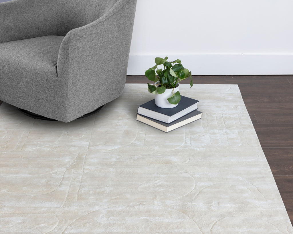 Caruso Hand-Loomed Rug - Cream / Ivory - 10' X 14'